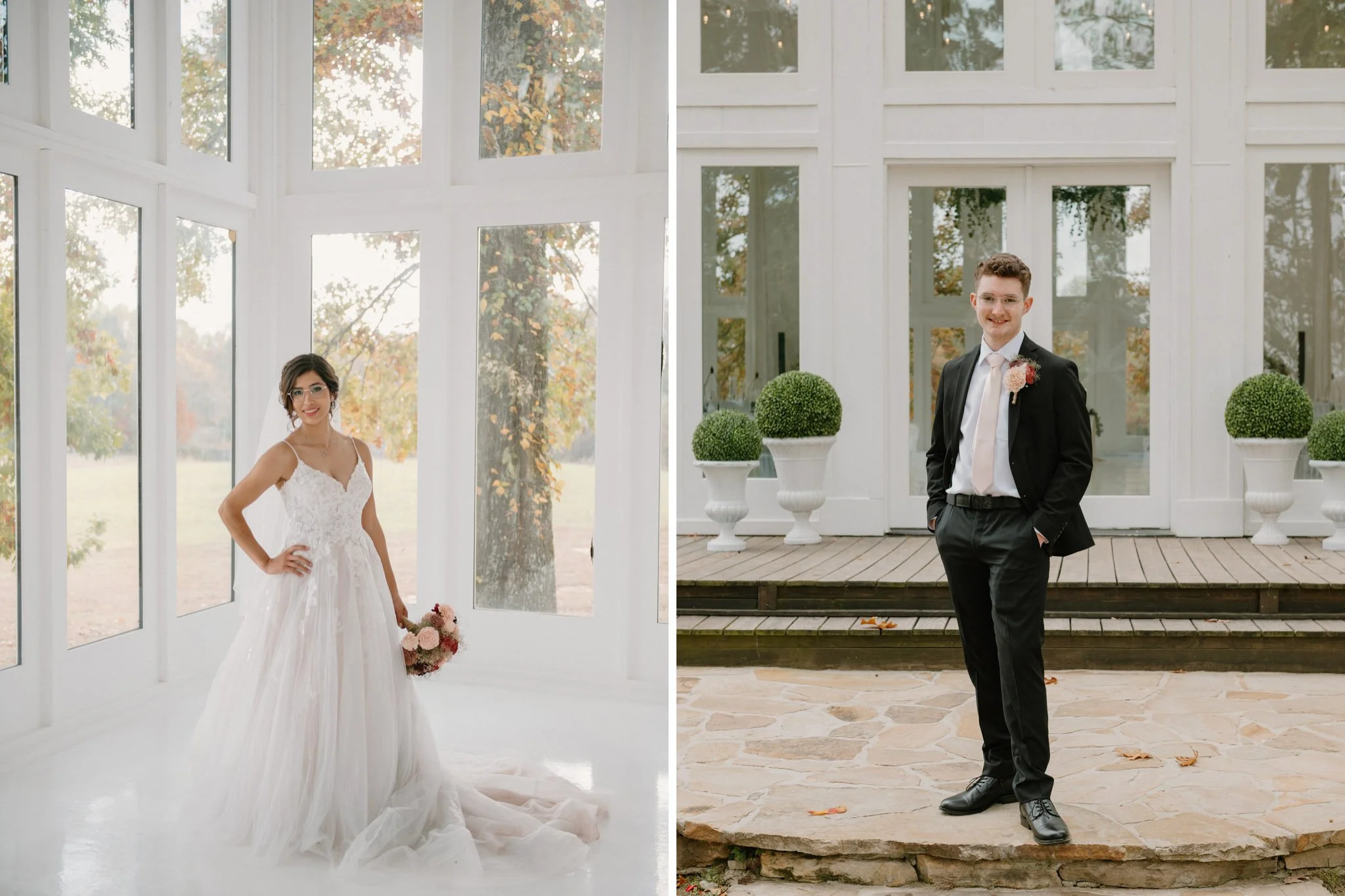 bride and groom portraits in Scottsboro, AL