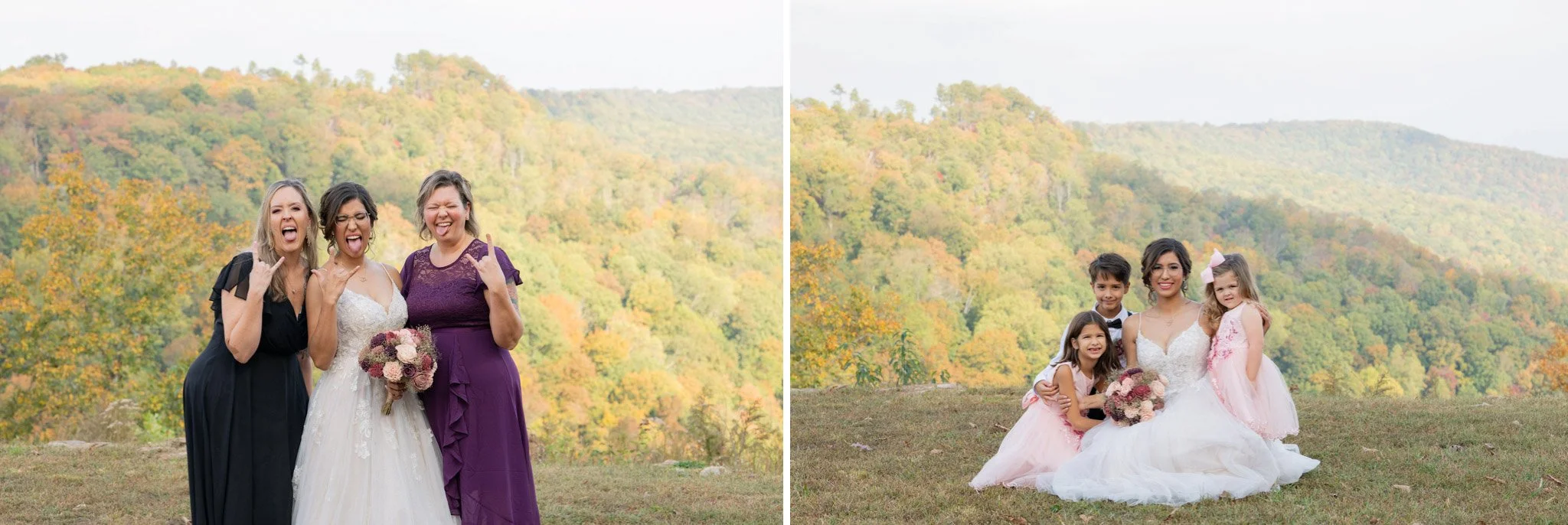 wedding party portraits at The Glass House