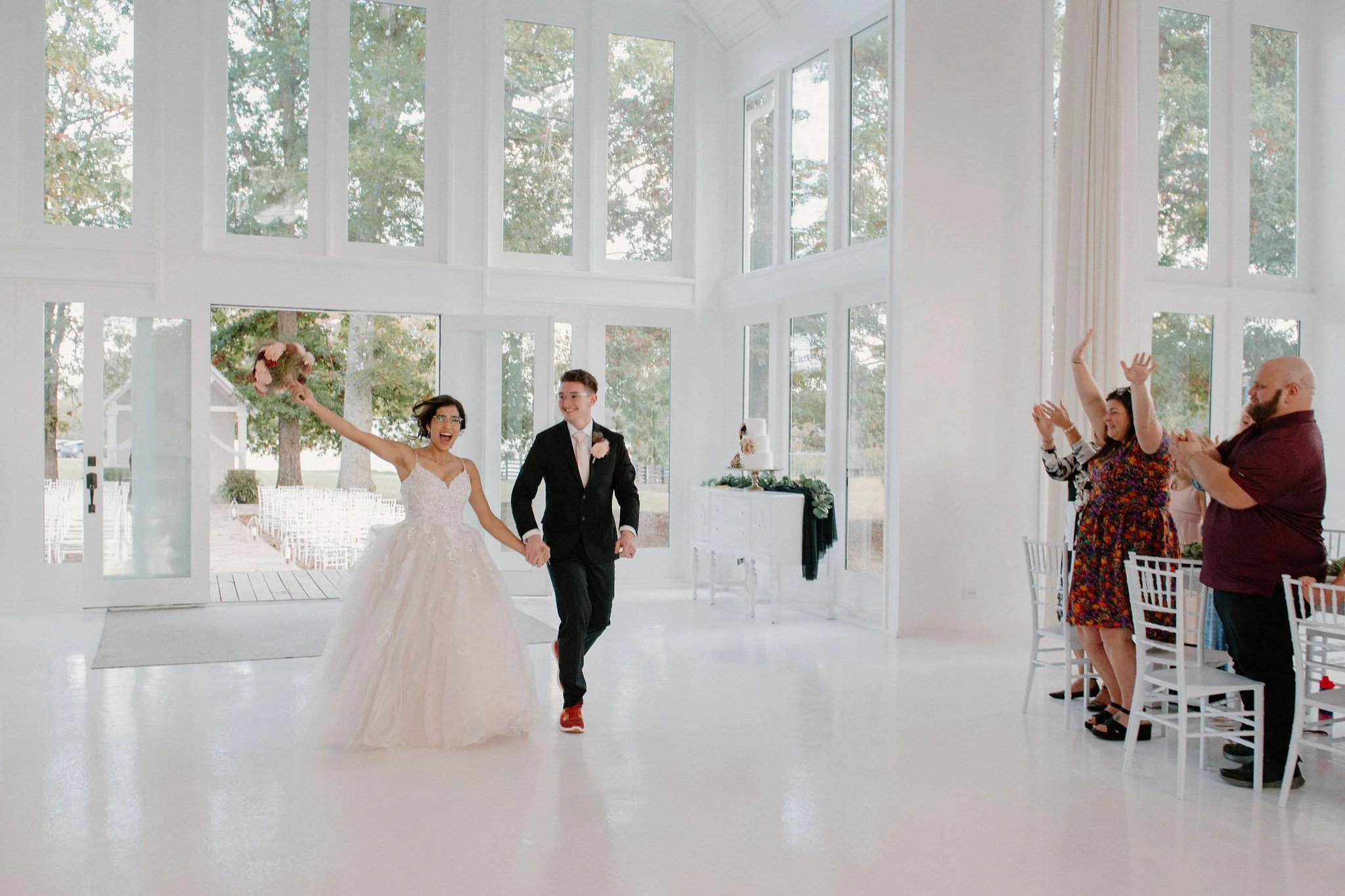 The Glass House wedding