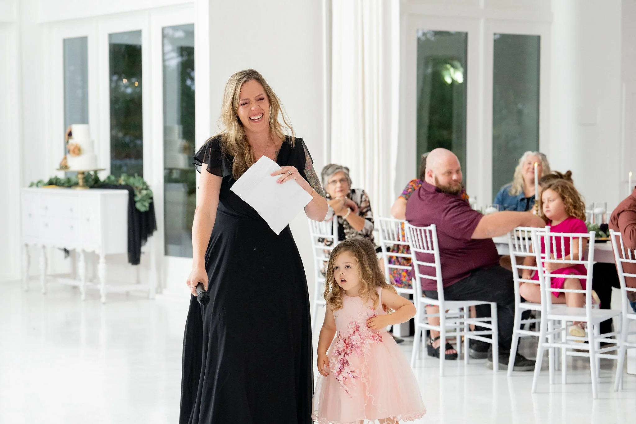 The Glass House wedding reception