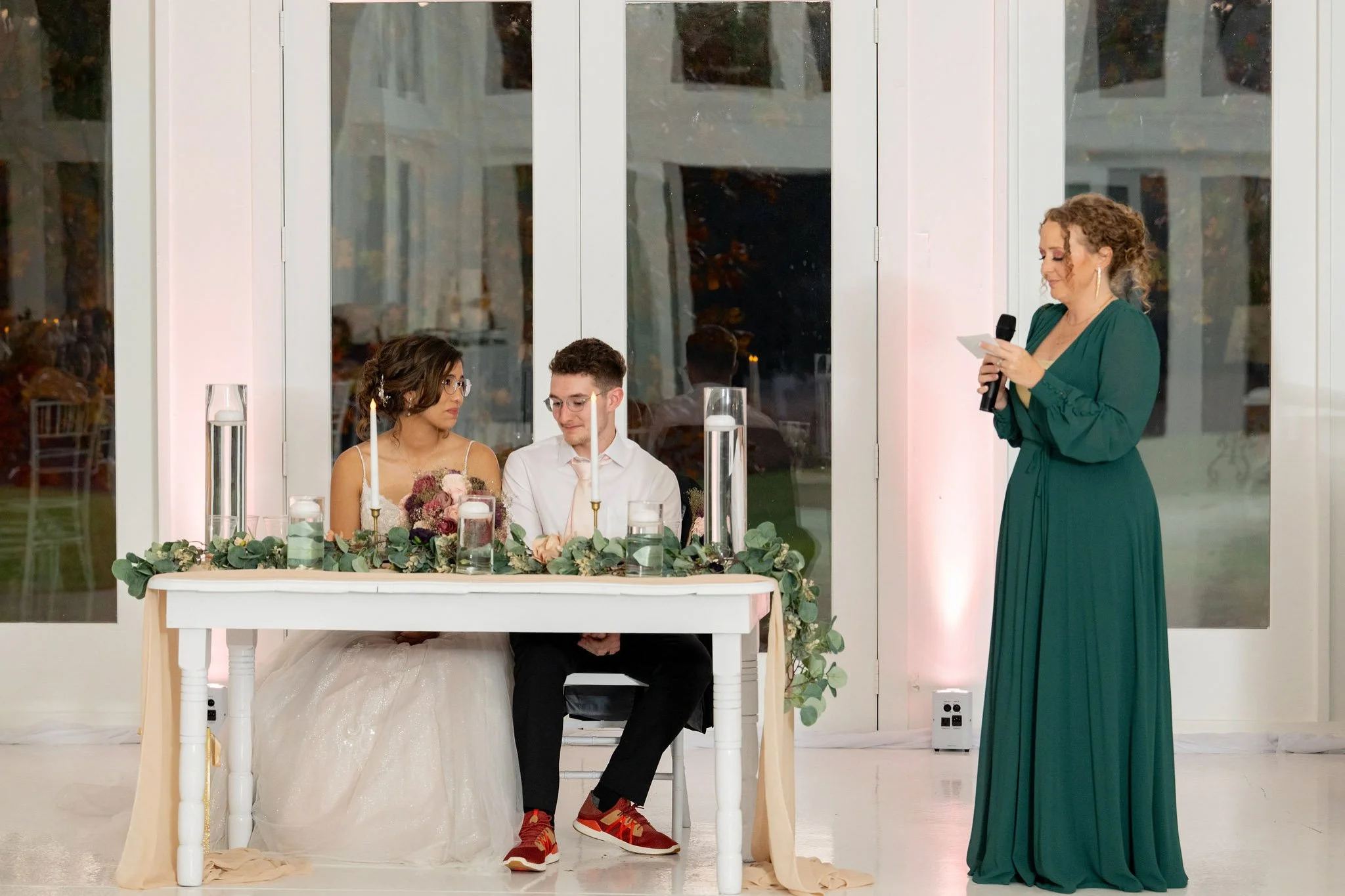 wedding speeches at The Glass House