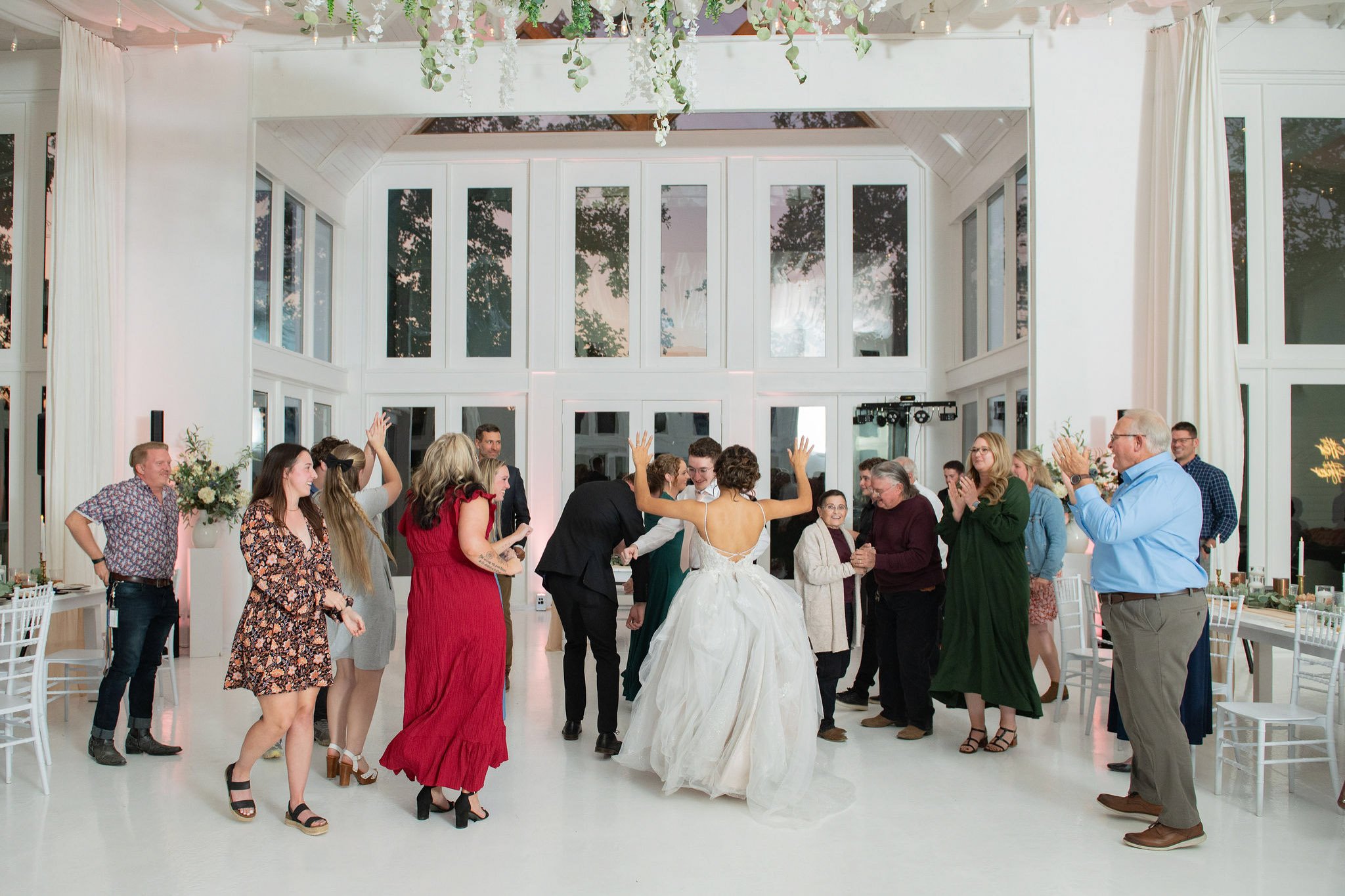 reception at The Glass House
