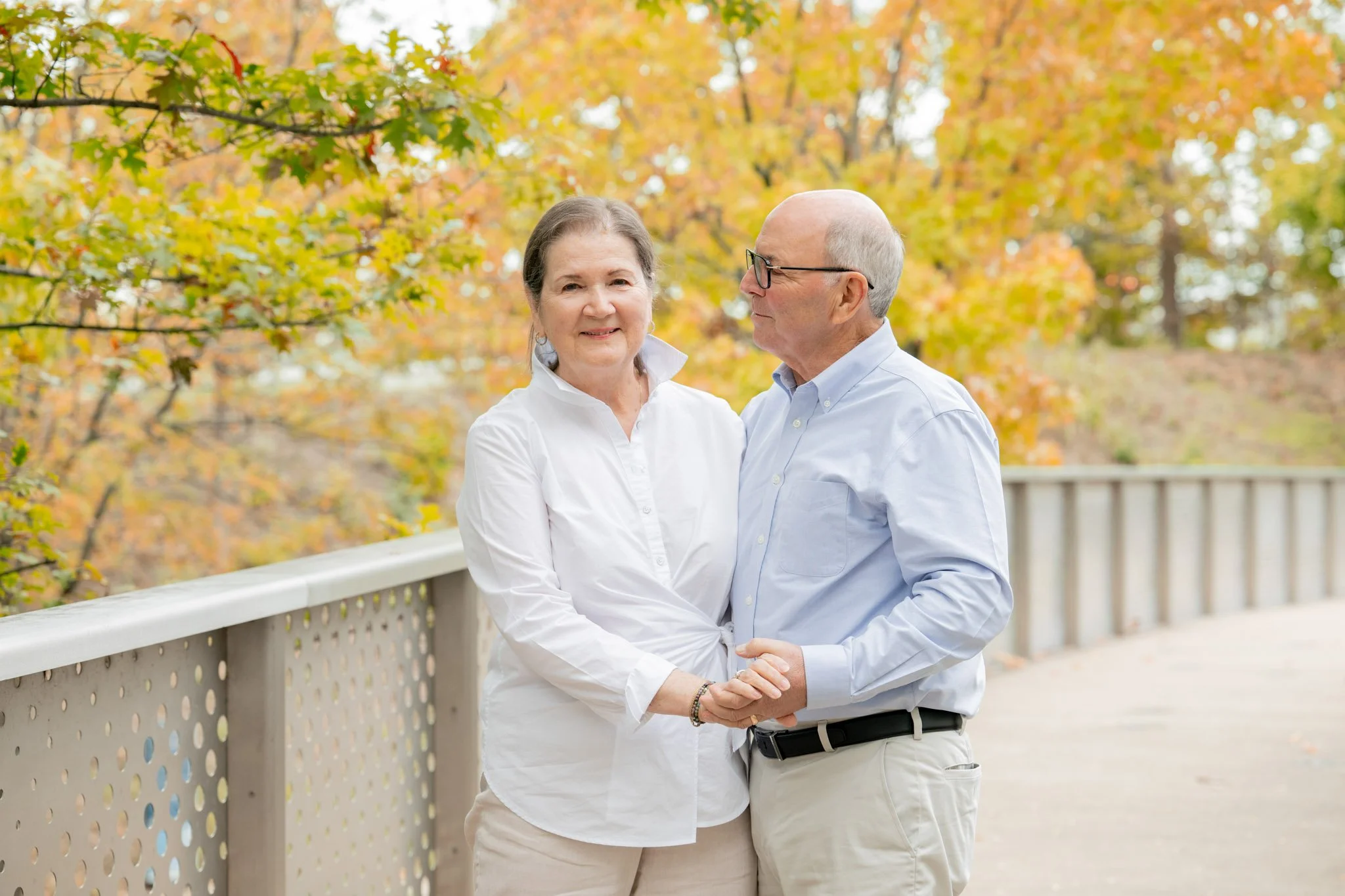 portrait of a couple celebrating their 50th anniversary