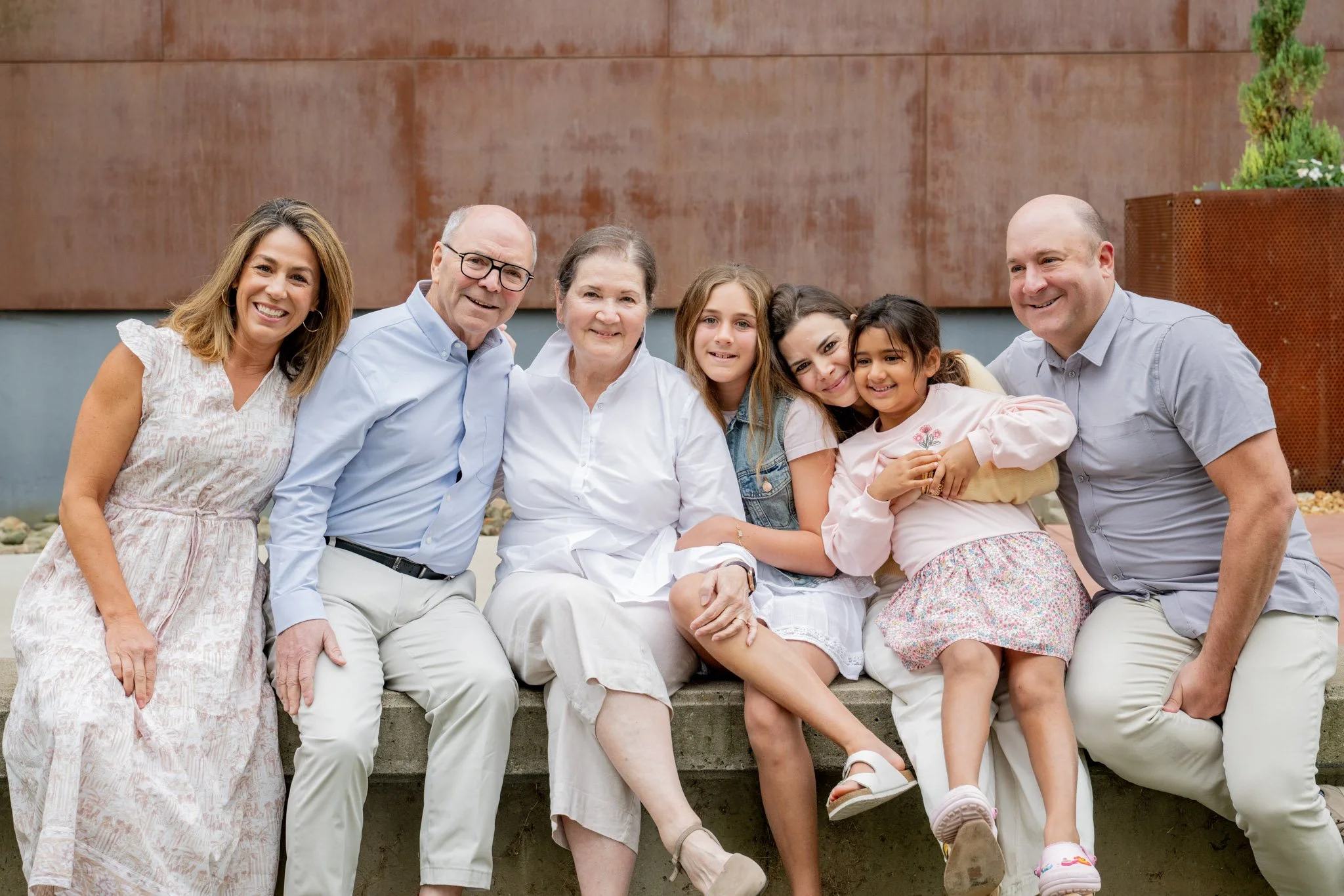 Casual family photo taken by Twila Allen