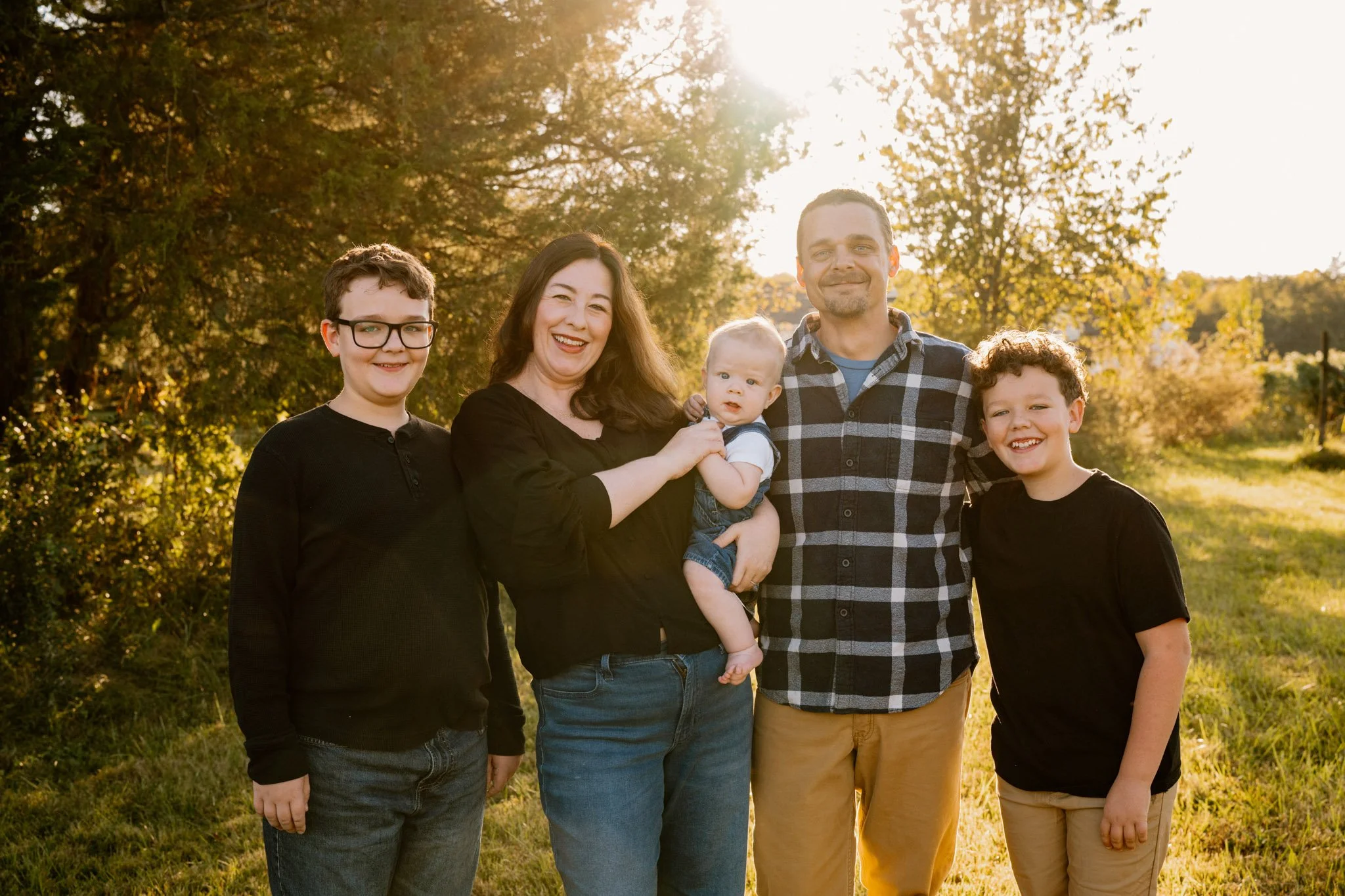 Family of five Nashville family session