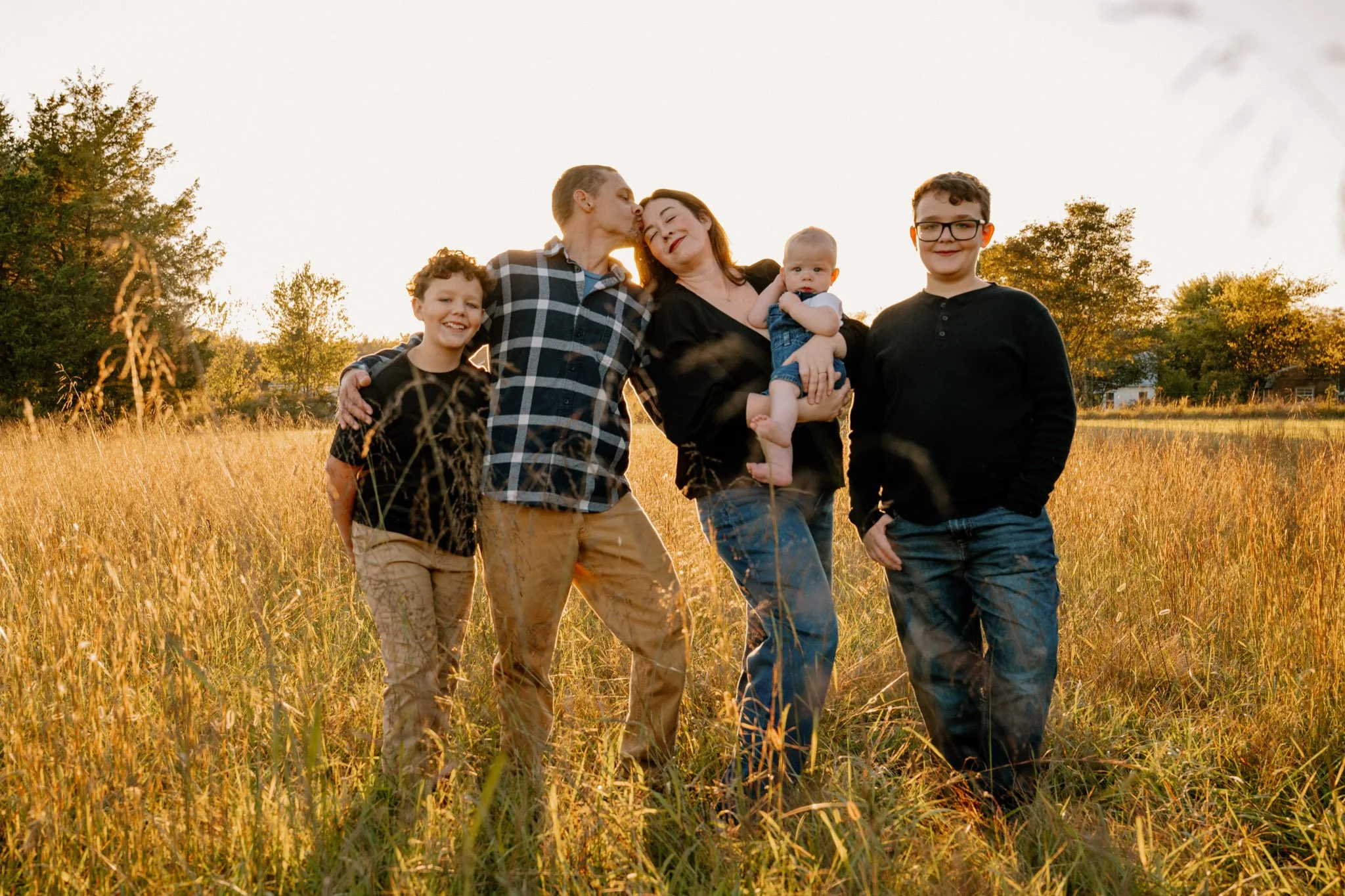 rural fall family session in Tennessee