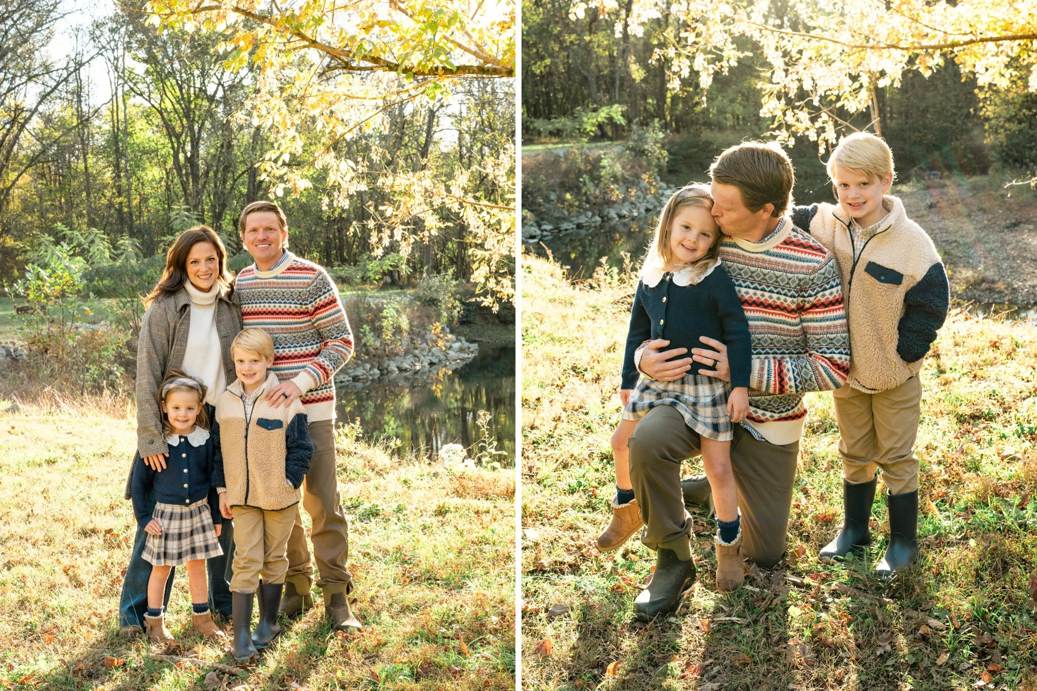 fall family photo session in Nashville