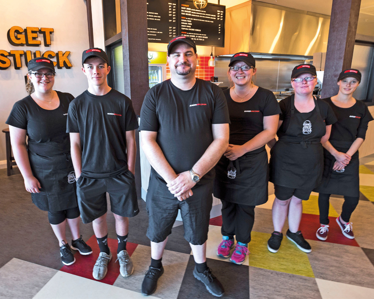 Burger Wisconsin Papanui team