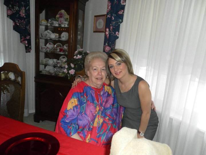 My great Aunt Carol and I 