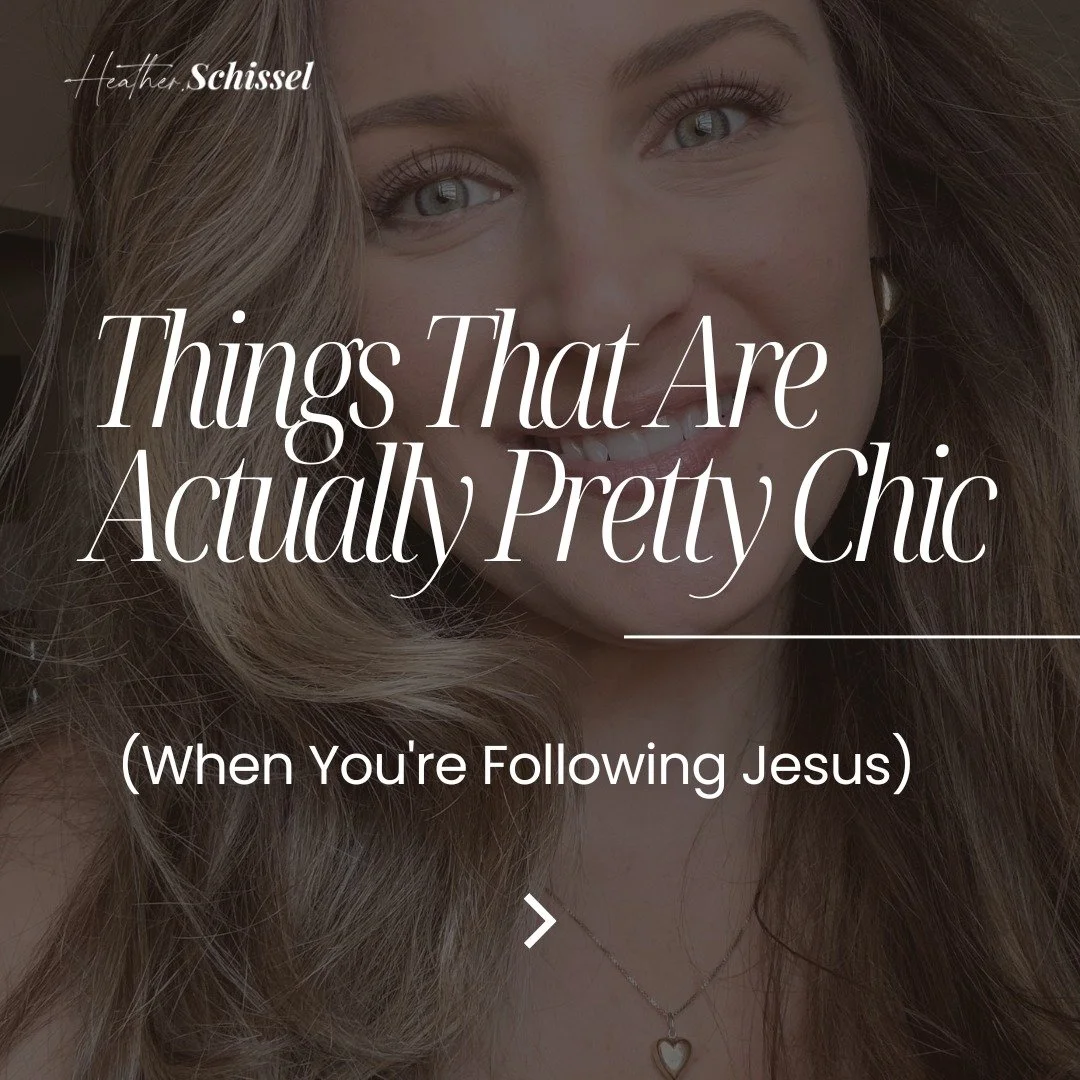 The older I get, the less impressed I am by curated perfection and the more drawn to quiet faithfulness.

There's something beautiful about a woman who knows who she is in Christ.

She isn't chasing every trend.
She isn't measuring her worth by engag