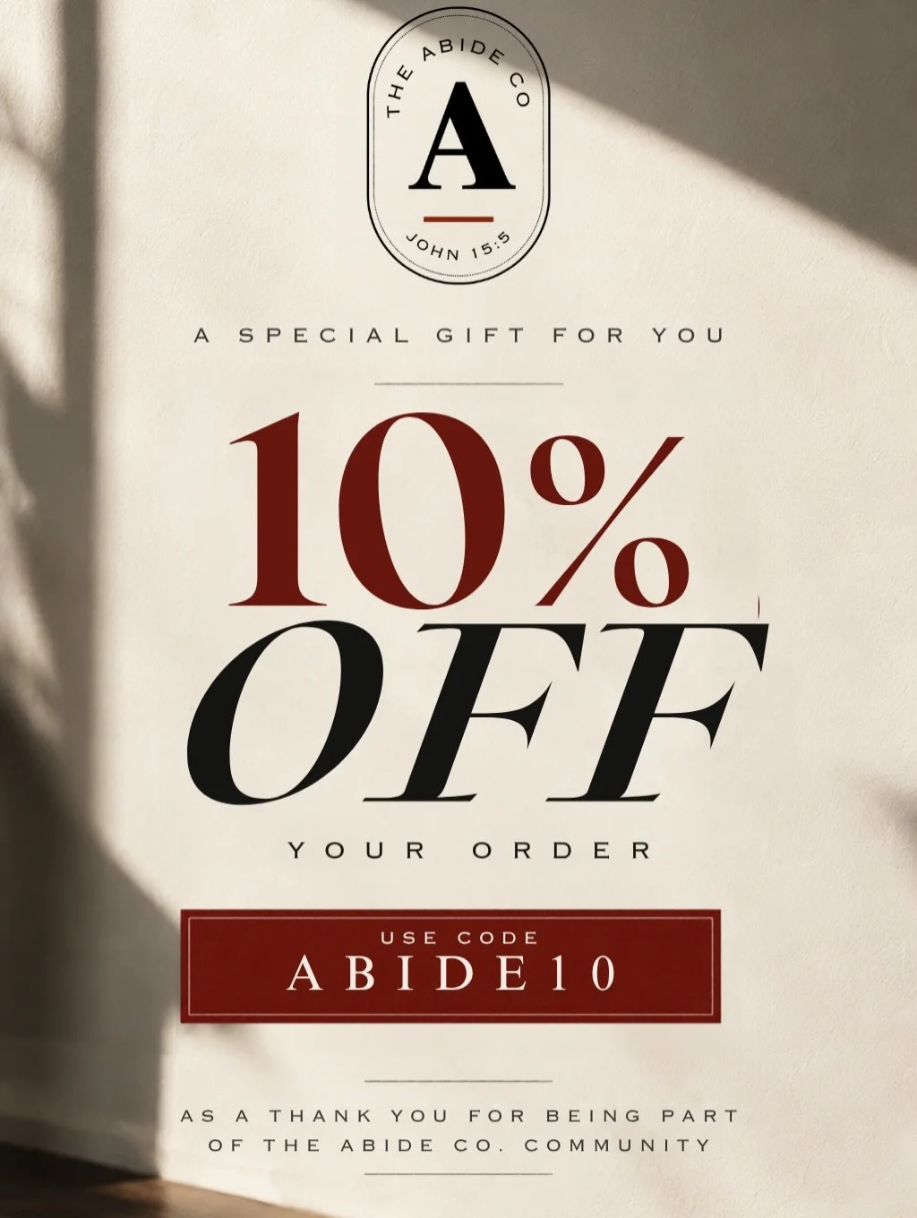 ⚡️ Our FIRST ever FLASH sale is ON!!!

Starting NOW through midnight on Sunday 10/11!

🏃🏼&zwj;♀️ RUN to that link in bio and grab all your favorite @theabideco.shop you&rsquo;ve been 👀 at 10% off! 

Share &bull; Share &bull; Share 
- Send this to 