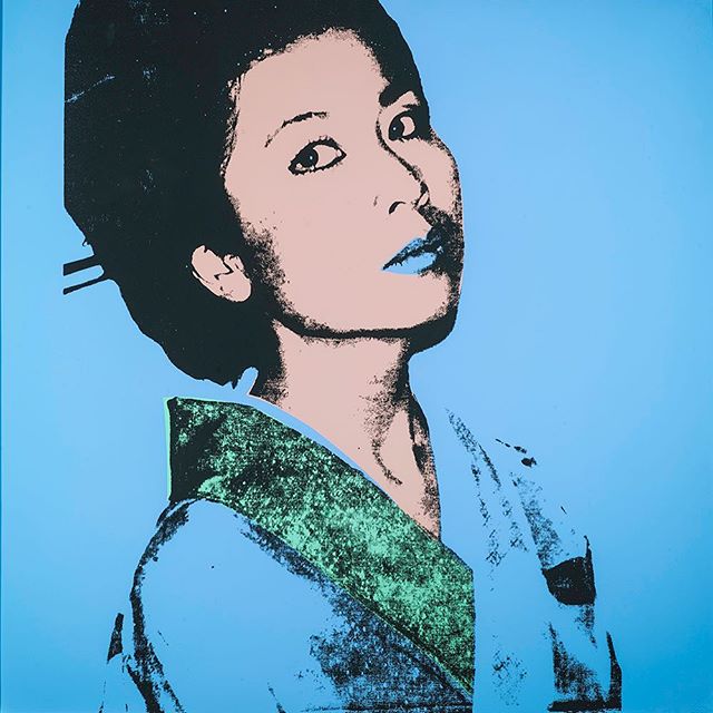 Available now. DM for more info! #andywahol #kimikopowers #popart #warhol #silkscreen #1980s #portrait