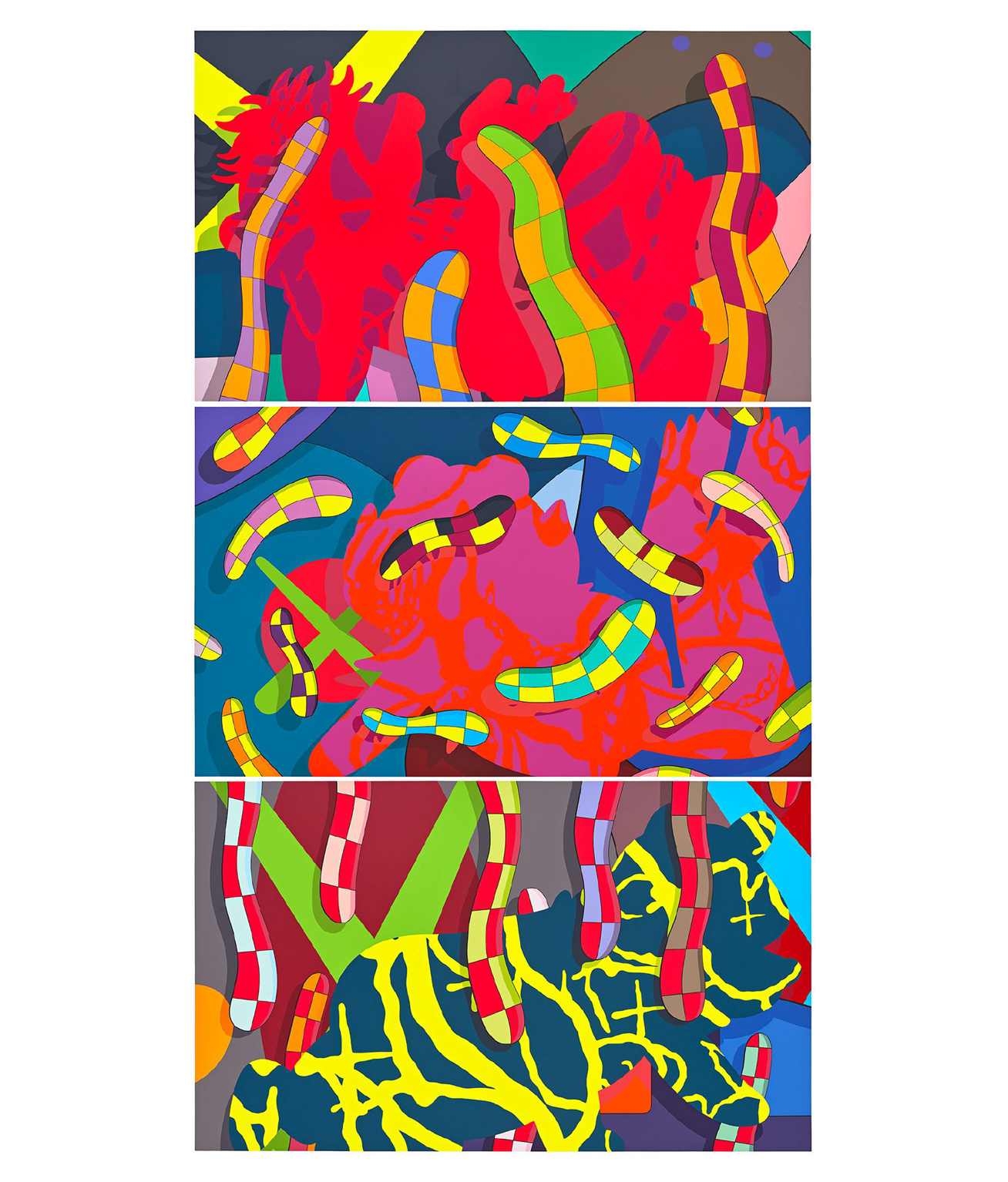 Portfolio of three silkscreens, 2018
