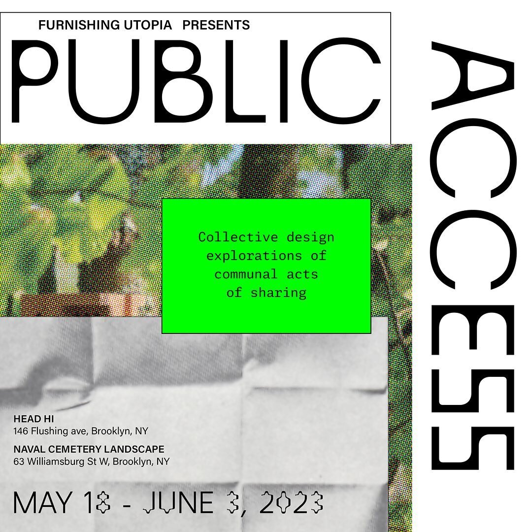 We&rsquo;re thrilled to be included in the @publicaccess.world exhibition opening today for @nycxdesign! 

About the show:
Furnishing Utopia @furnishing_utopia returns to NYCxDesign this May, 2023 to pose a foundational question to the design world: 