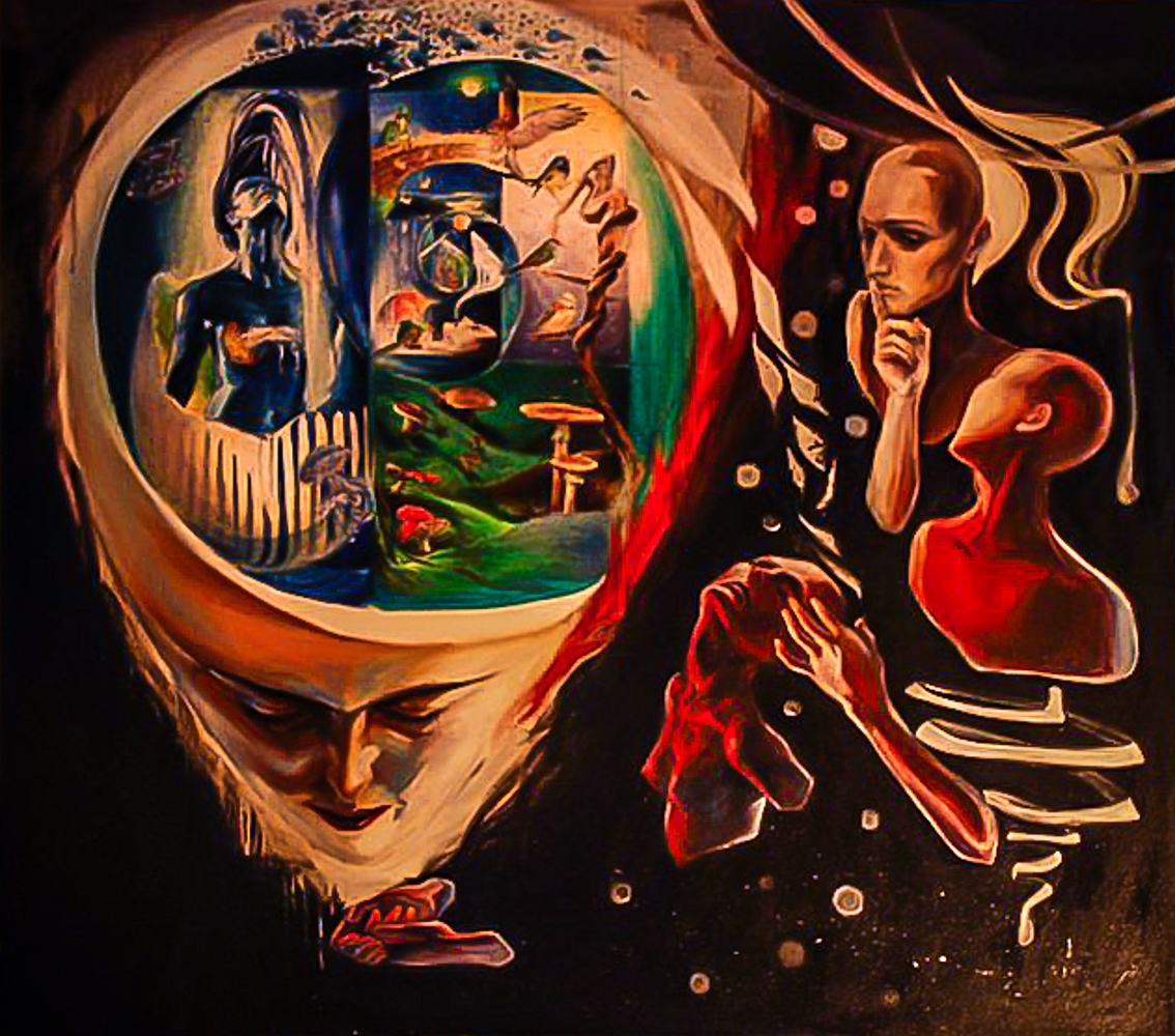 Matchbox Factory Oil on Canvas 135 x 135 cm 2010