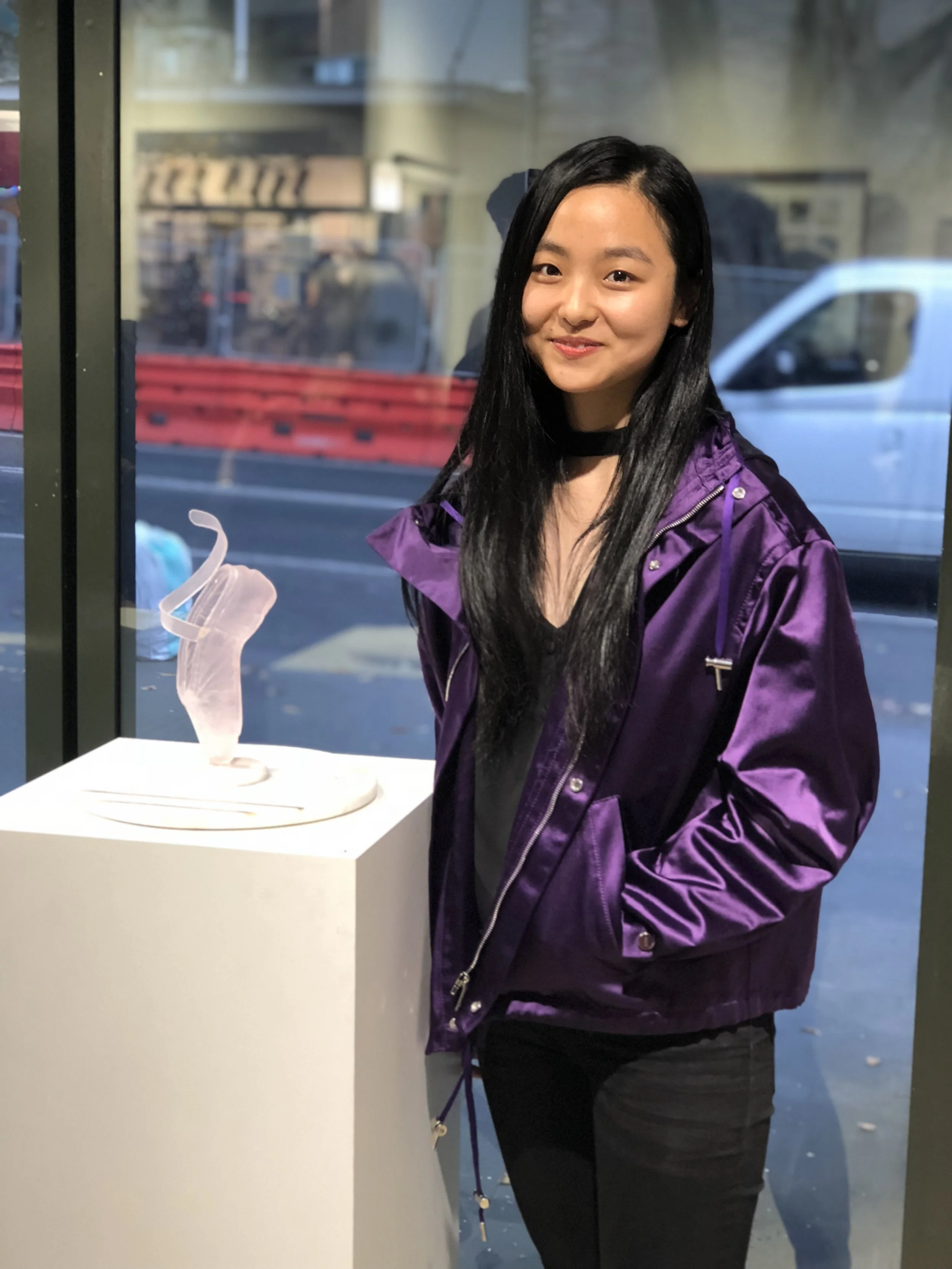 Persistence VII Glass Ballet series by NC Qin exhibition