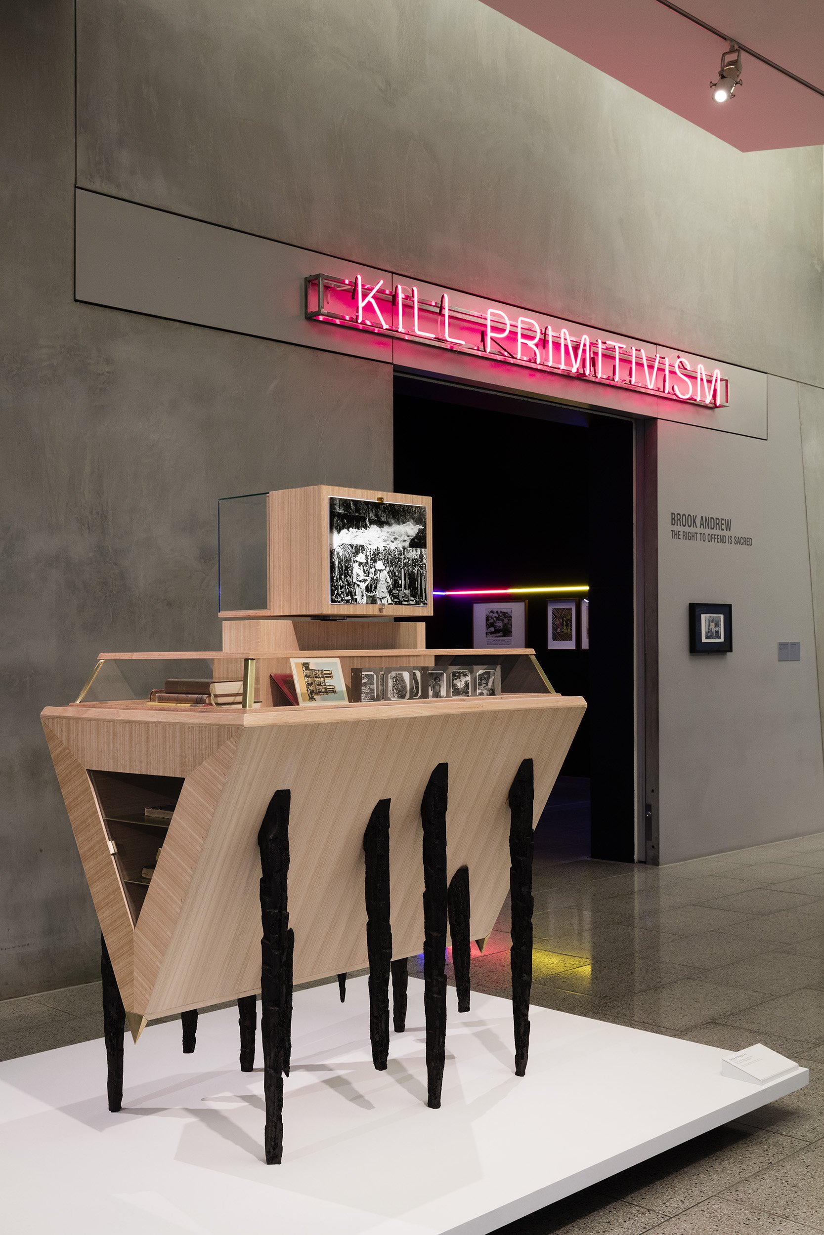 Brook Andrew | The Right to Offend is Sacred | The Ian Potter Centre: NGV Australia 