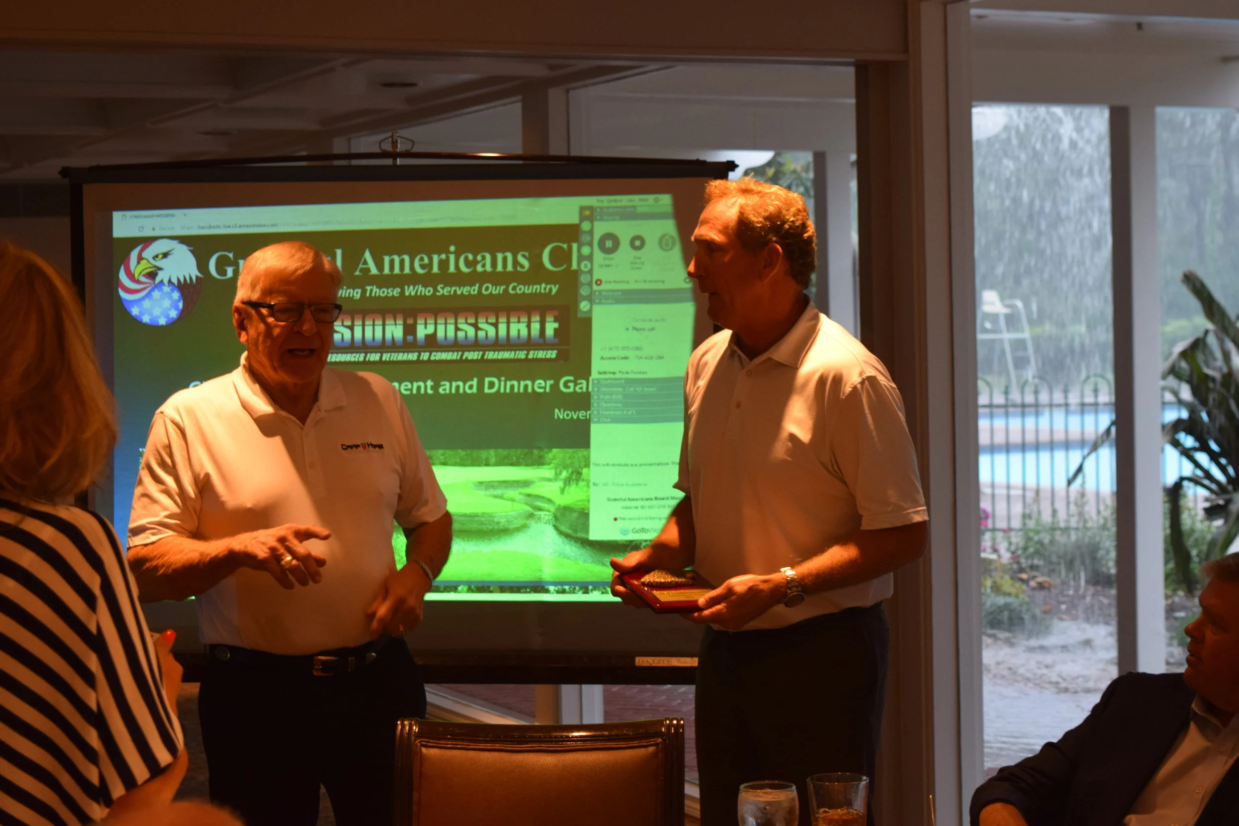 PTSD Chairman at Q1-2107 Advisory meeting