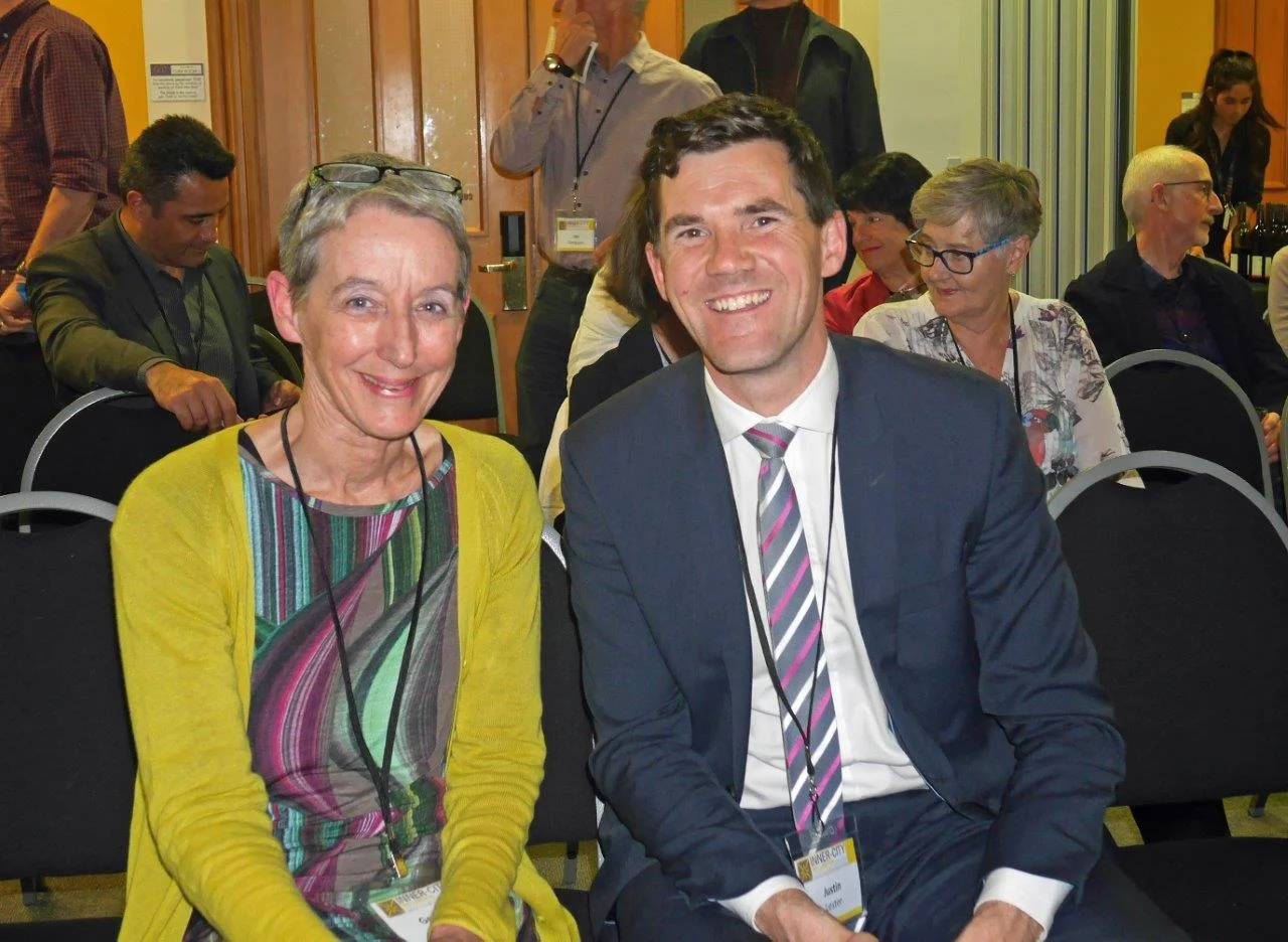 ICW Founders Day Geraldine Murphy & Justin Lester