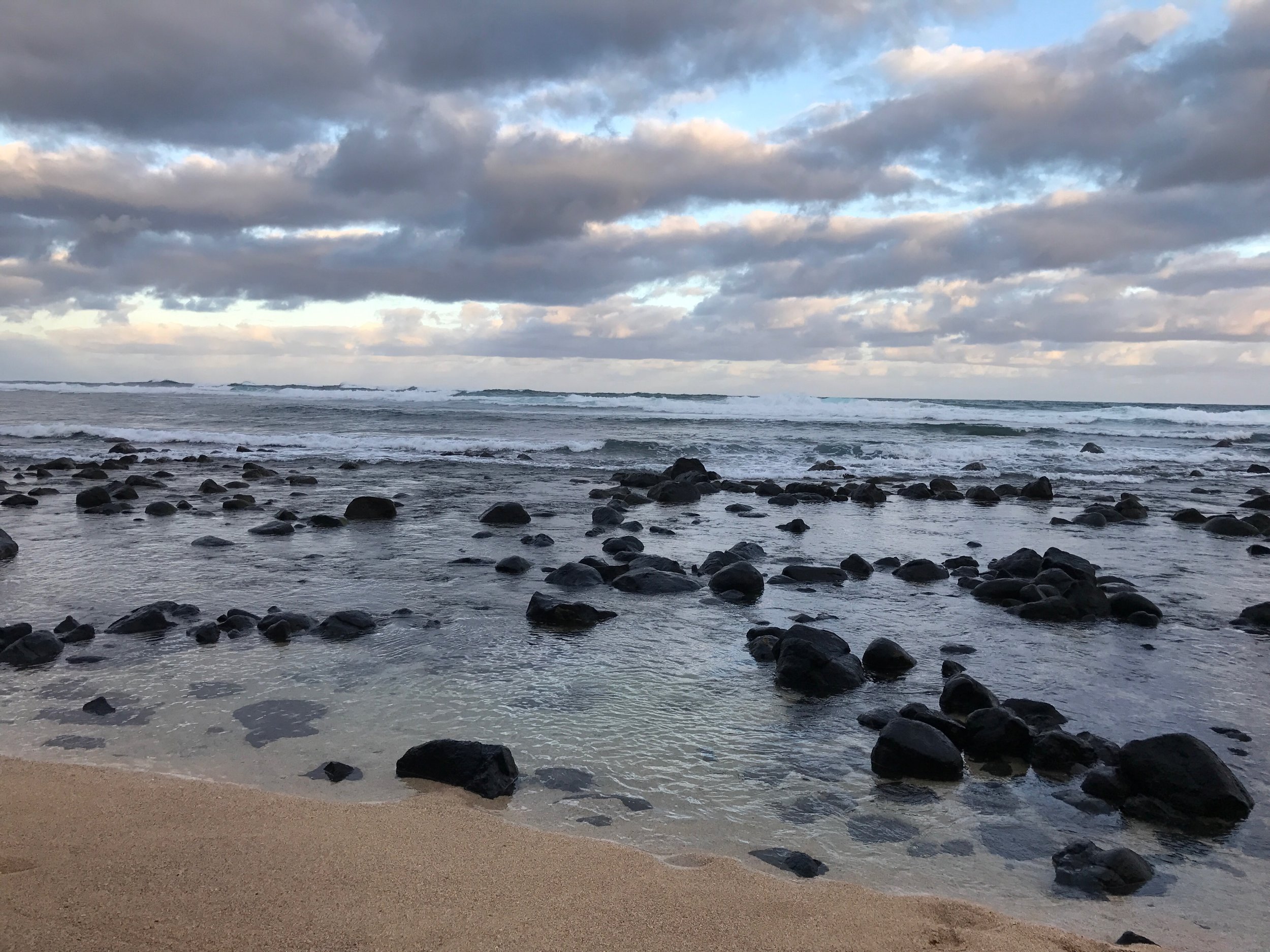 A beautiful beach somewhere in Princeville, HI
