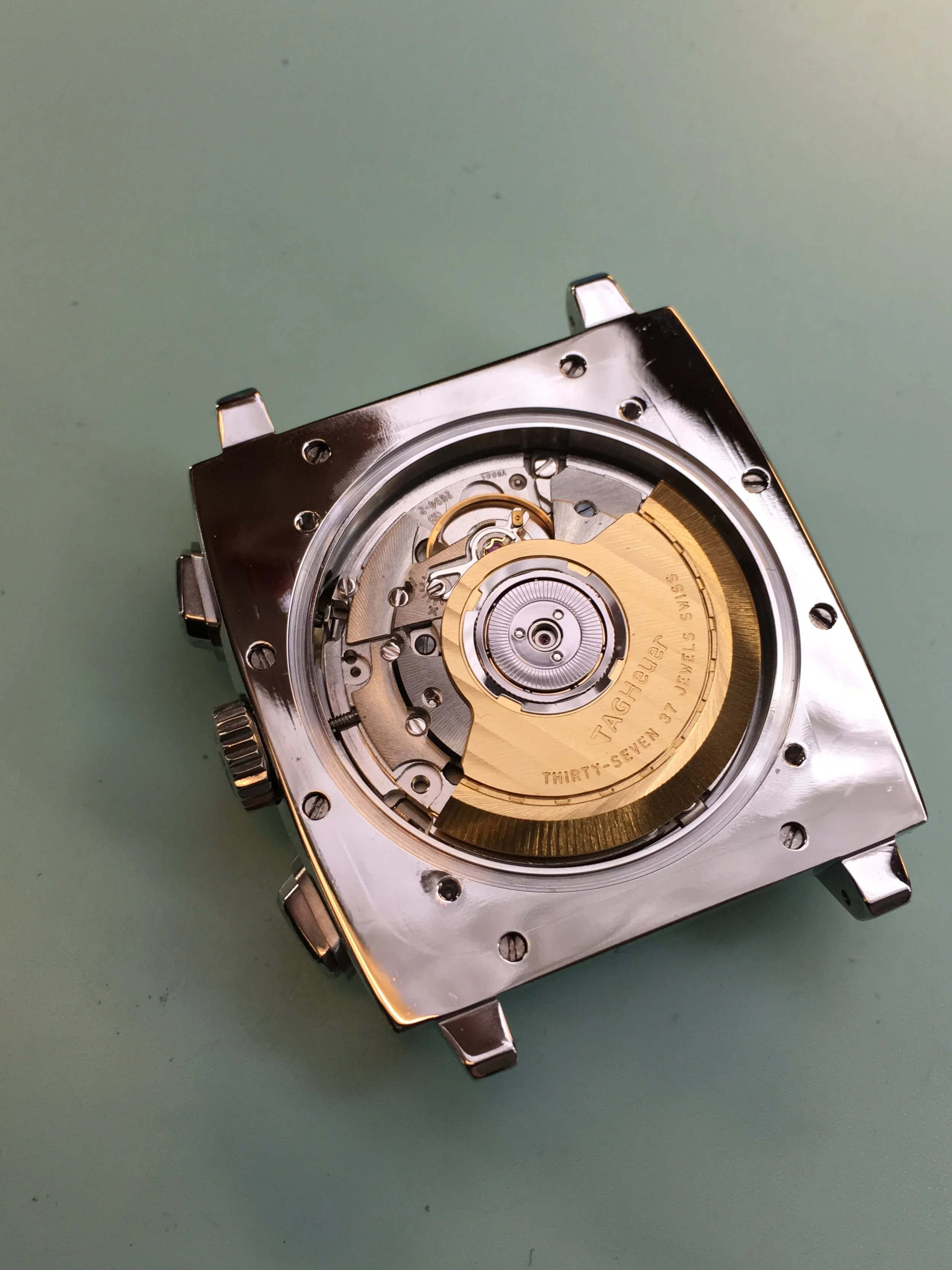 TAG Heuer Monaco Steve McQueen Cronograph Automatic. R. Wolf Fine Jewelry &amp; Watches. Movement 