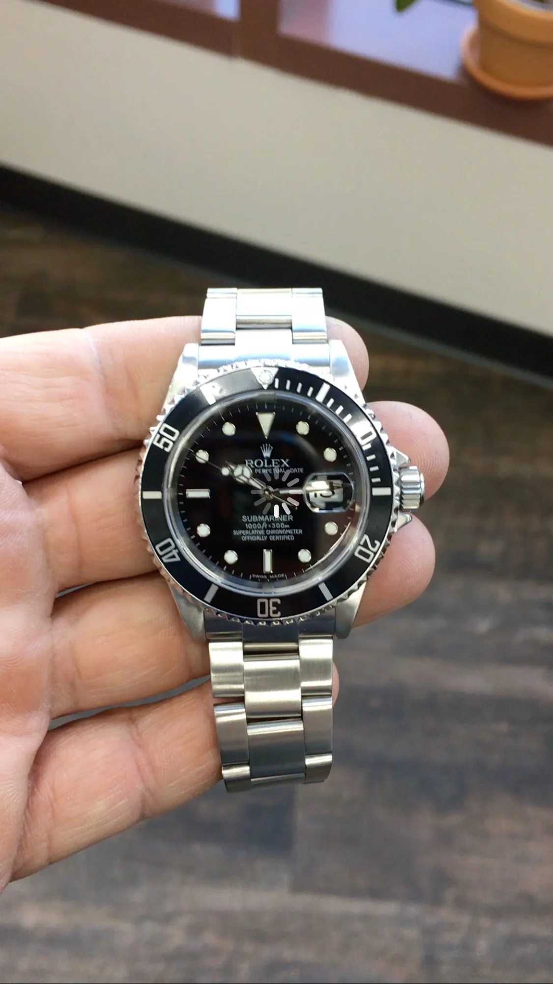 Rolex Submariner Black Dial Steel automatic swiss watch — R Wolf Fine Jewelers