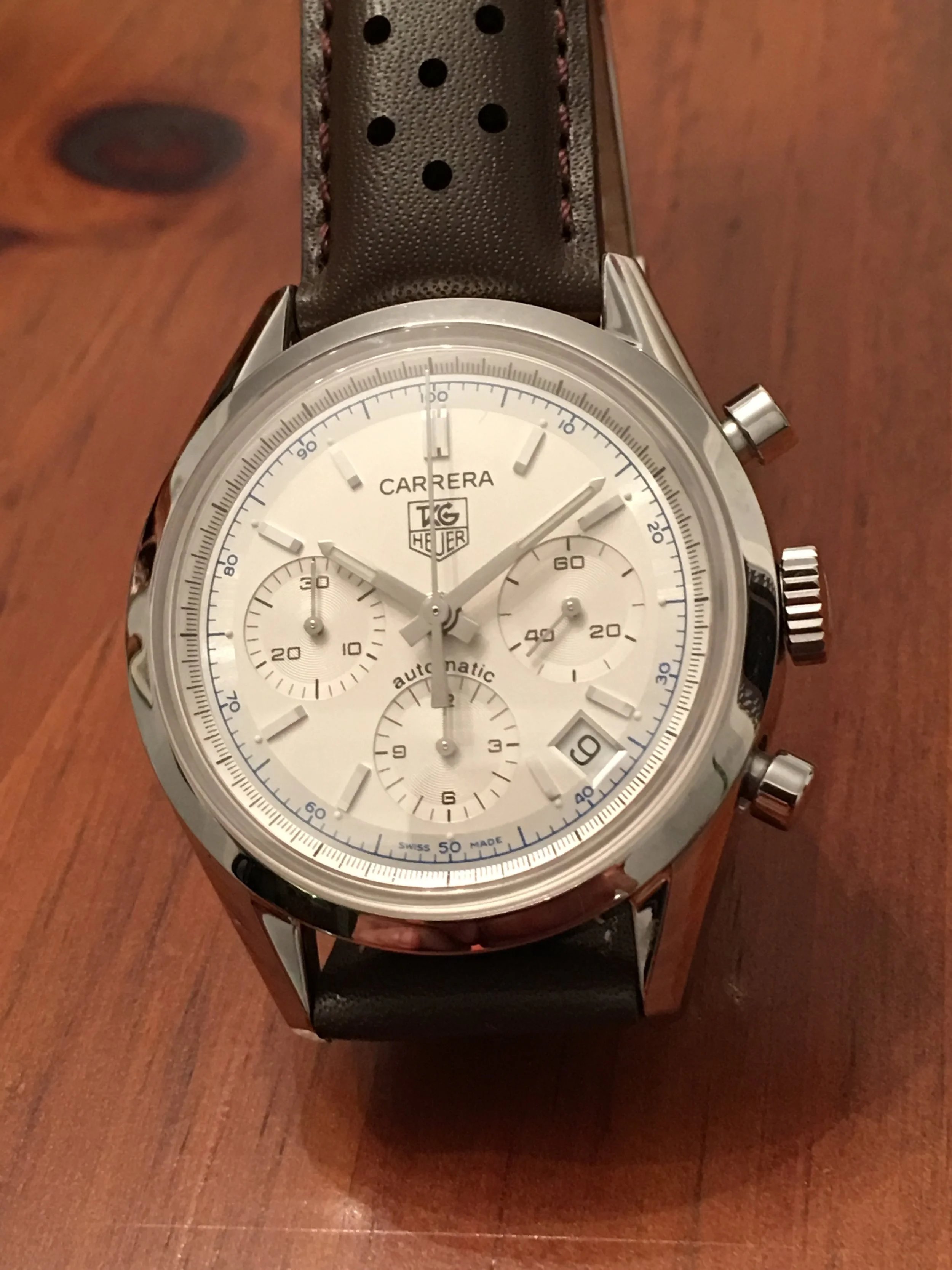 TAG Heuer Carrera Chronograph Automatic With Date. R. Wolf Fine Jewelry &amp; Watches. Front 02