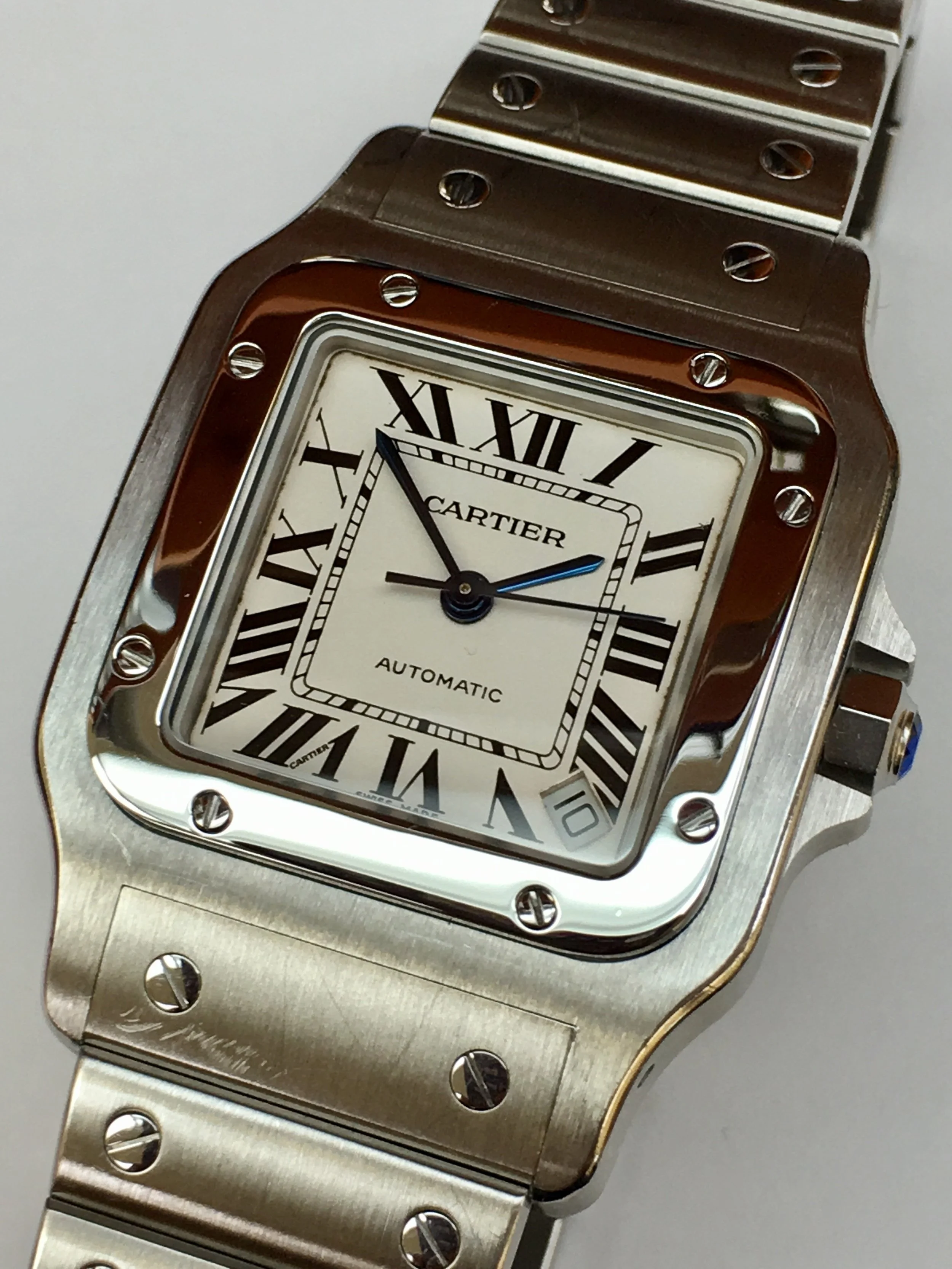 Cartier Santos XL Automatic. R. Wolf Fine Jewelry &amp; Watches.front picture