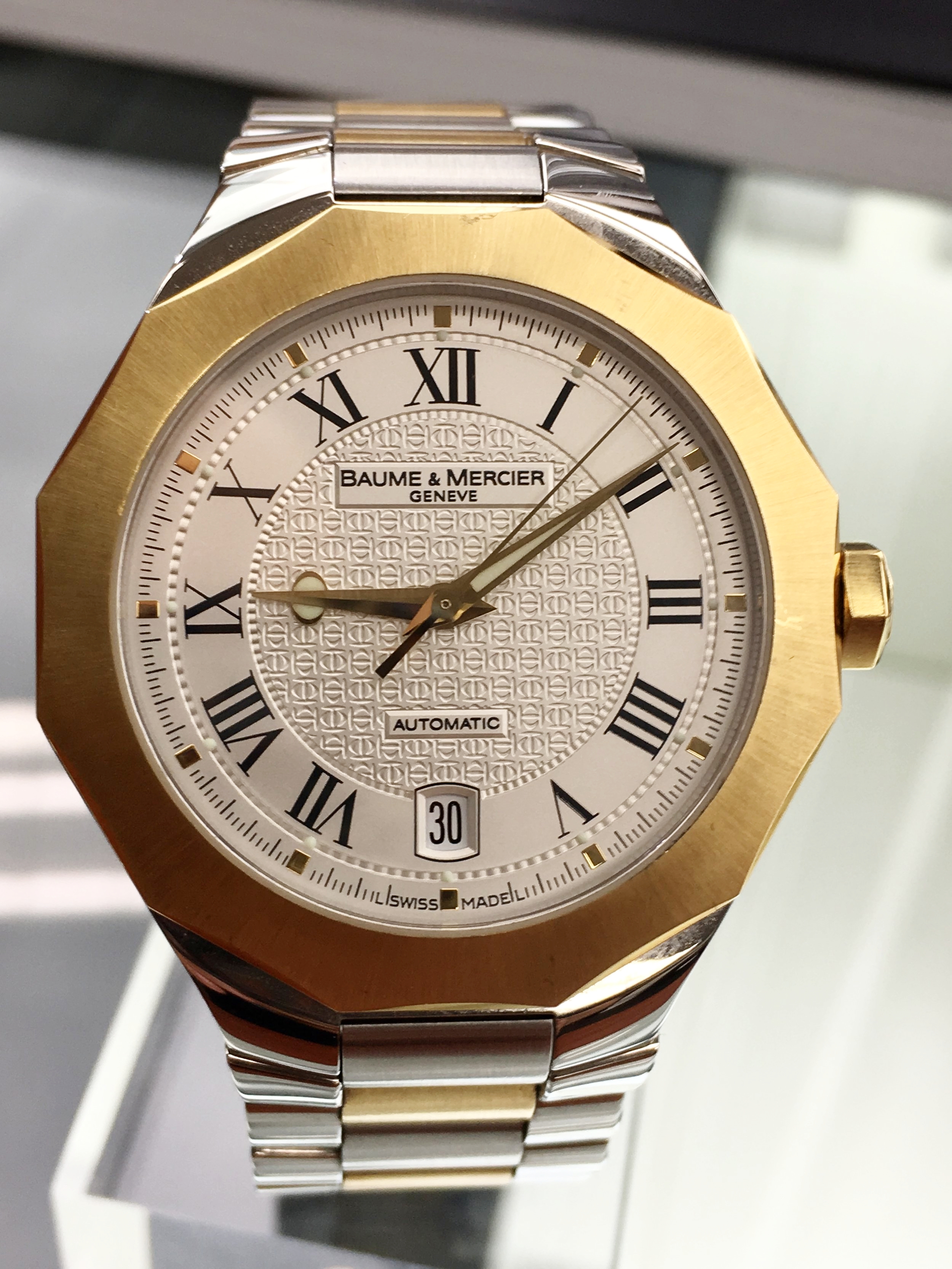 Baume &amp; Mercier Riviera Automatic With Date. R. Wolf Fine Jewelry &amp; Watches.Front