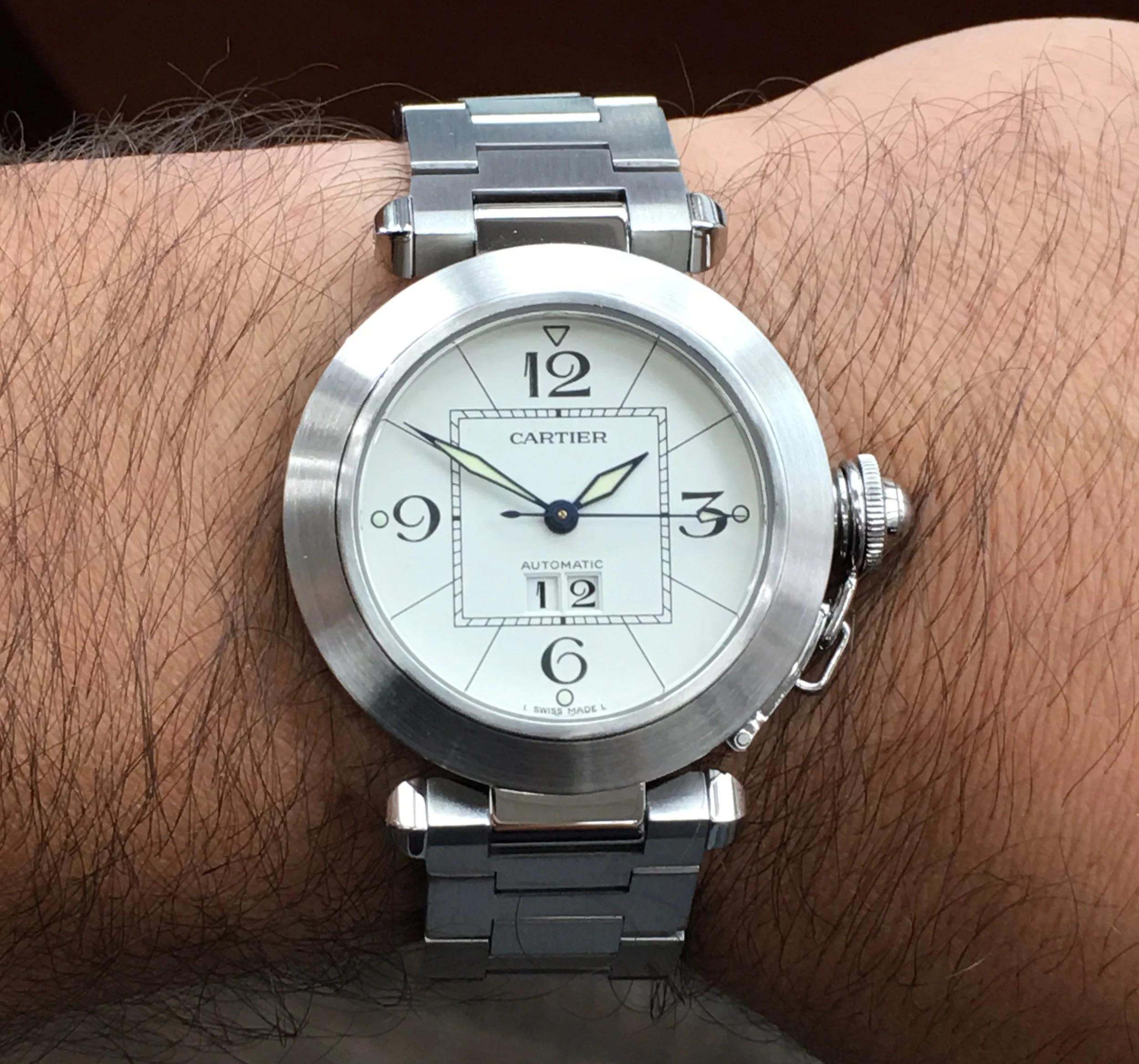 Cartier Pasha C Big Date. R. Wolf Fine Jewelry &amp; Watches. front picture 01