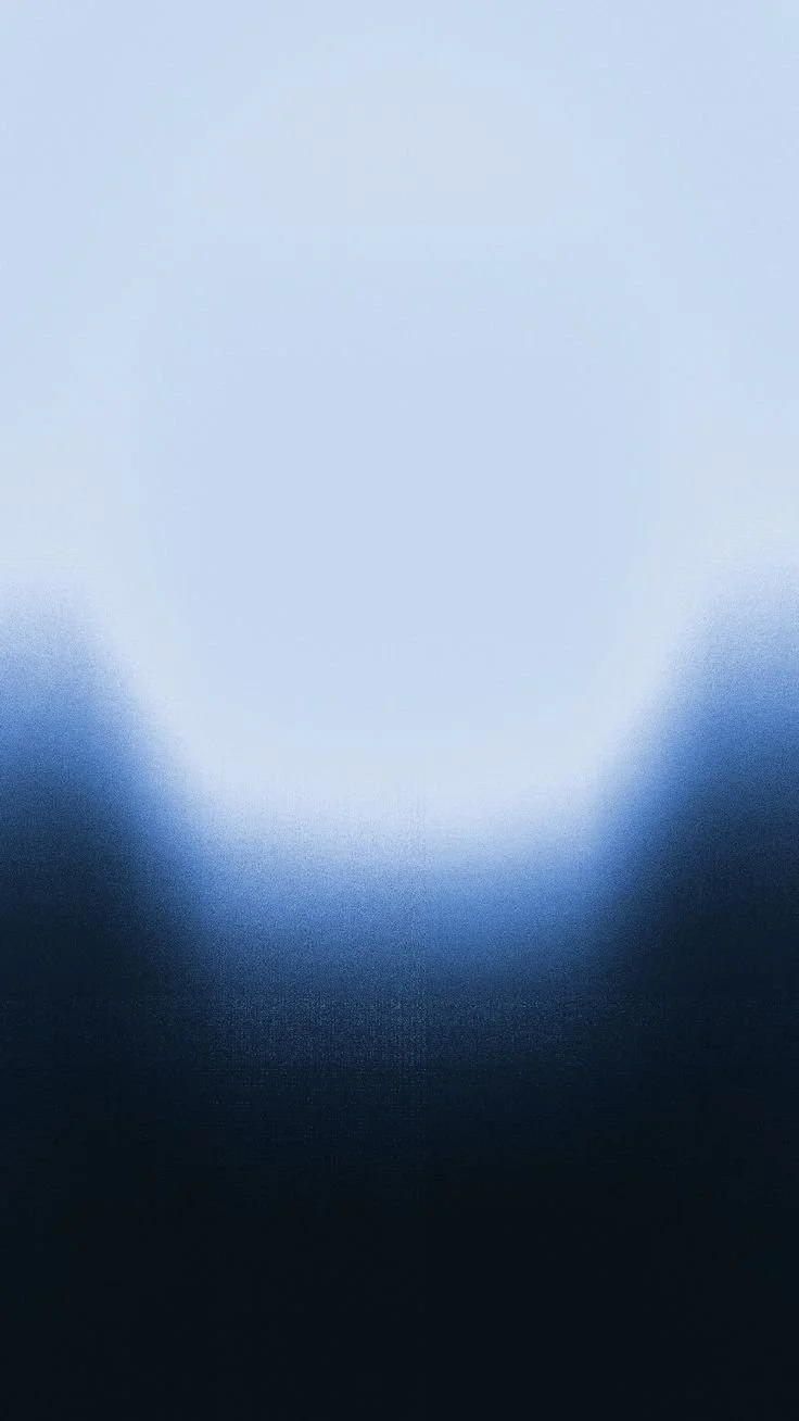 A pale-blue atmosphere fading into black space: reference for the gradient on the warmups and the arena.