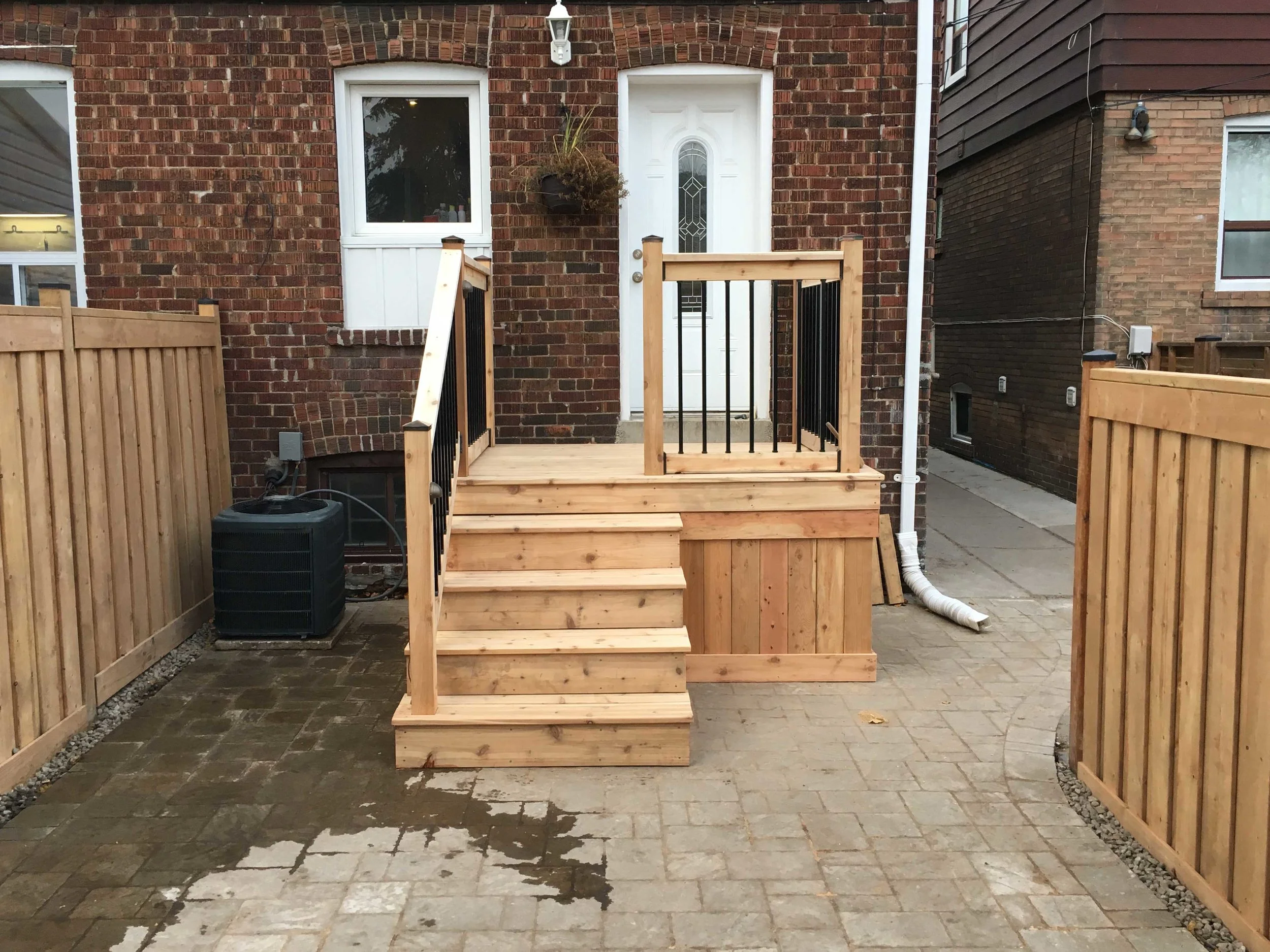 back PORCH LANDSCAPE - after