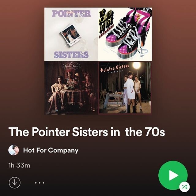 New Playlist is up! The Pointer Sisters are legendary in my opinion, and because, through-out their career, they have refused to allow themselves to be put in a box (covering jazz, blues, country, rock, gospel, soul, and R&amp;B) they are misundersto
