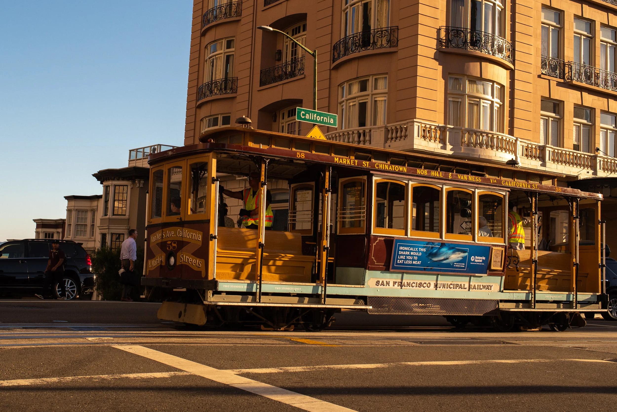 Cable Car on California Street, 2019