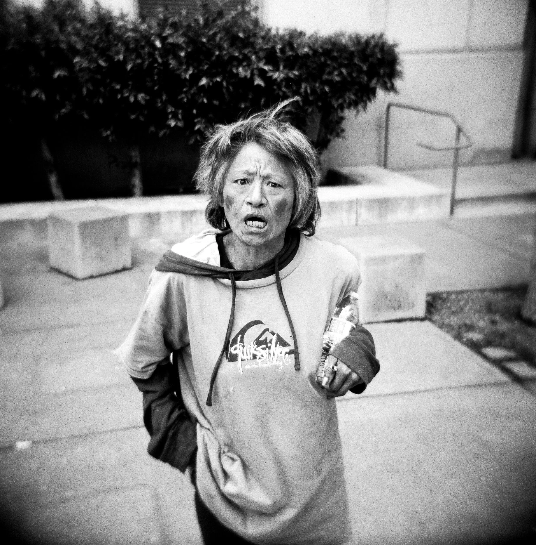Woman at the San Francisco Civic Center, 2018