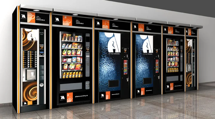 La máquina de 'vending' no sustituye al comedor de empresa