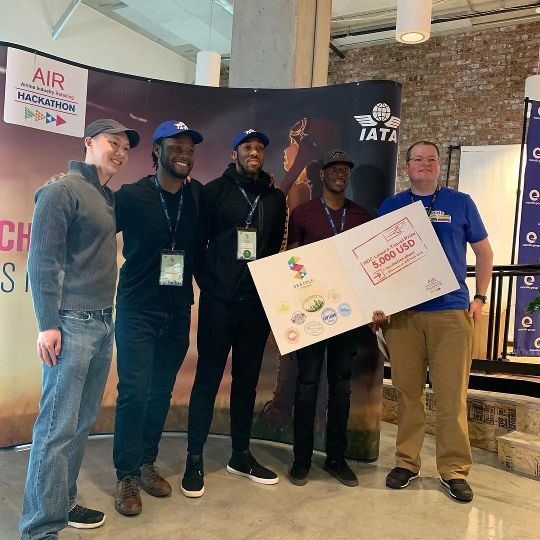 I'm crafting my vision into reality. Some people think this is a game but I'm very much so about that action and I bring my whole self in everything I do. Last weekend part of the team flew out to Seattle to participate in a Airline Industry Retailin