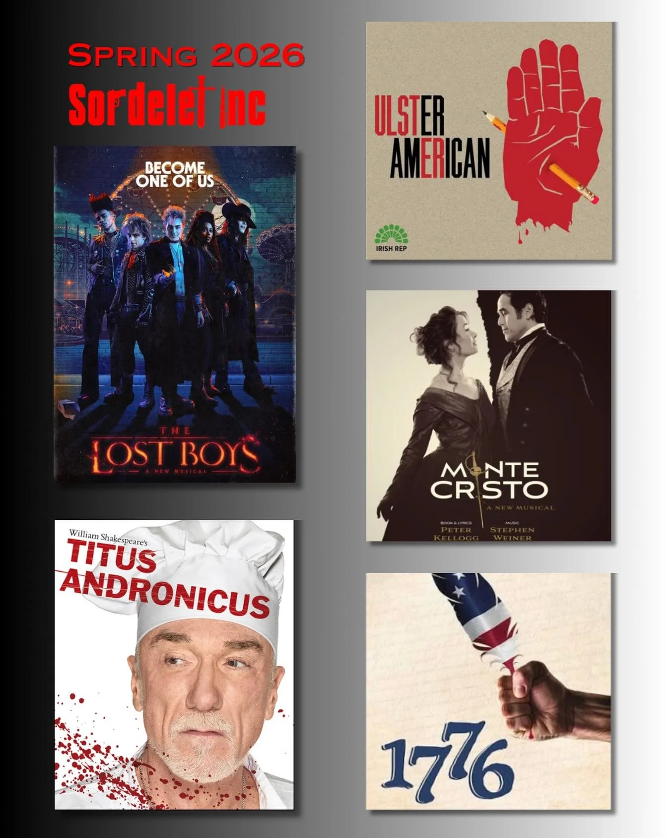 It&rsquo;s been a busy start to 2026. ⚔️

Our fight direction work is featured across five new productions in and around NYC this spring. From world-premiere musicals to classic Shakespeare, we&rsquo;re proud to be part of the storytelling happening 