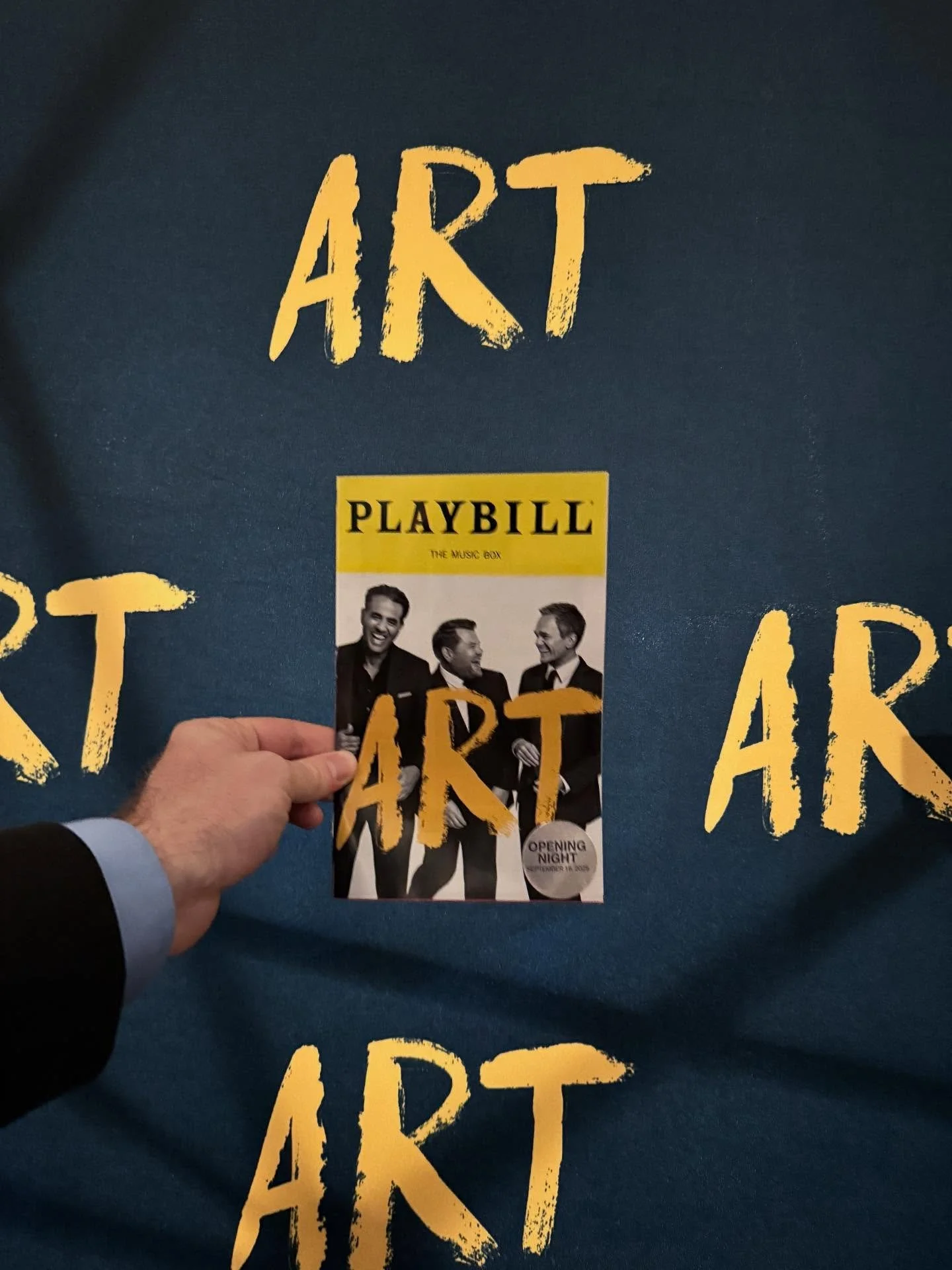 Happy Opening to @artonbway!

Always so grateful to work with the iconic Director Scott Ellis and what a treat to collaborate with @bobby_cannavale @nph @j_corden on Yasmina Reza&rsquo;s stunning play.

#openingnight #fightdirection