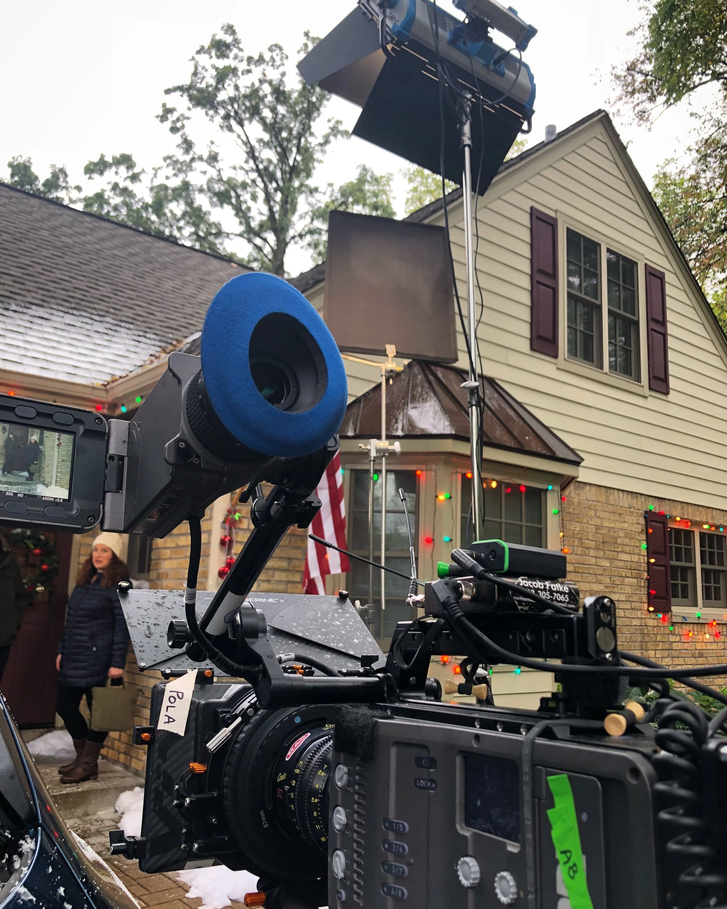  Shooting a Wisconsin Lottery spot and making it snow. 