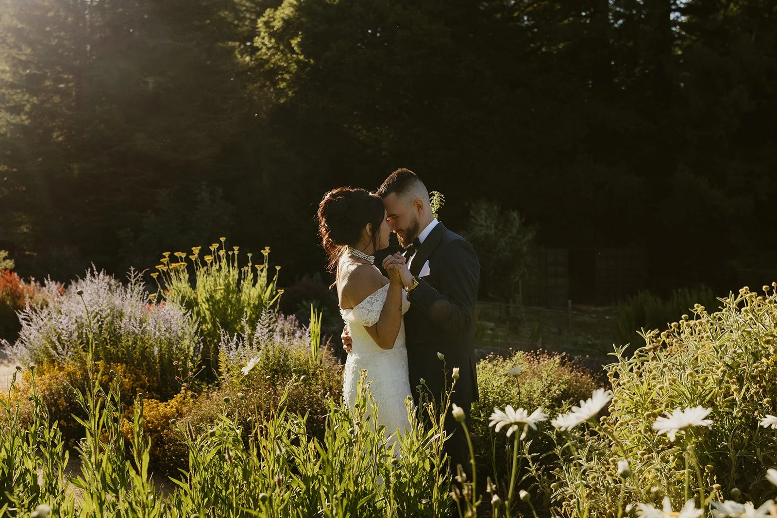 Small Wedding at Sydalyn Hill in Felton, CA