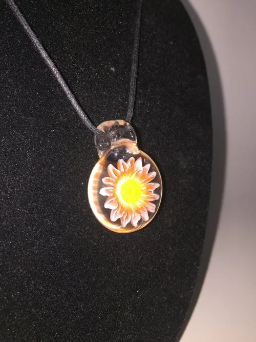 Orange N' White Daisy