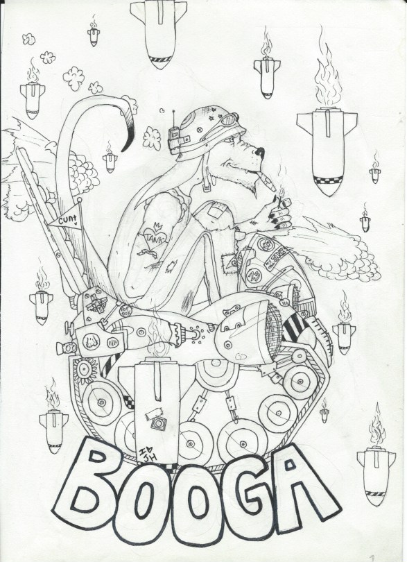 Tank Girl Coloring Book: Booga Full, 2015