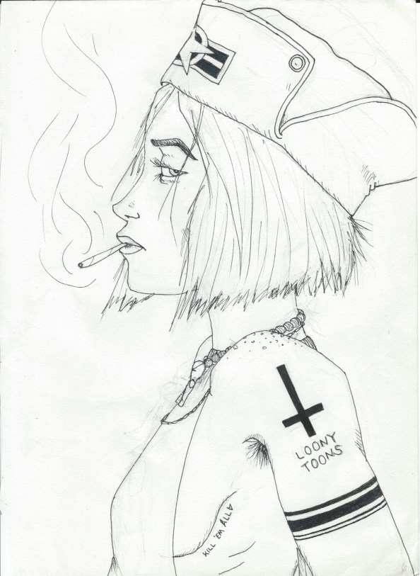 Tank Girl Coloring Book: Jet Girl Portrait, 2015