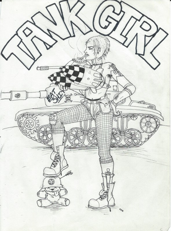 Tank Girl Coloring Book: Tank Girl Full, 2015