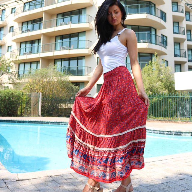 The Wild Heart Skirt by @sanctum_the_label perfect for summer/Christmas and available now!