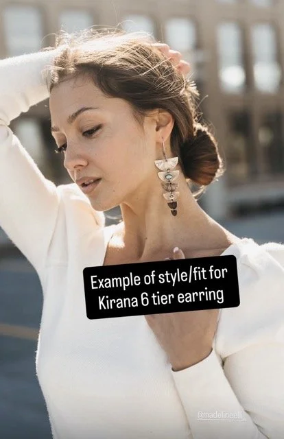 Kirana  Duster Earrings-  6 tier