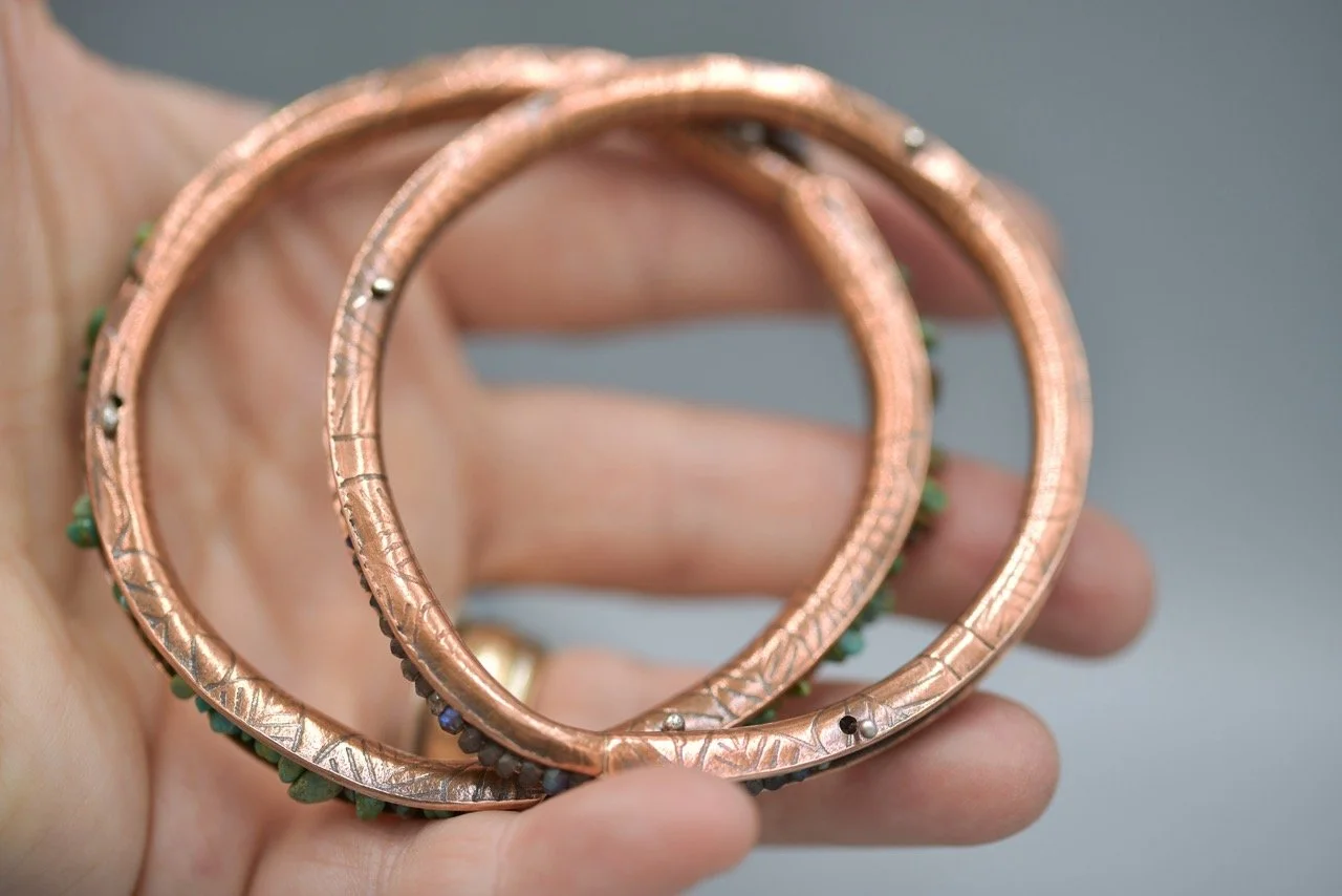 Amy-Sabatier-Designs-Channel of Intuition-Bangle-Coppe-Labradorite-Turquoise-Handmade-5 Large.jpeg