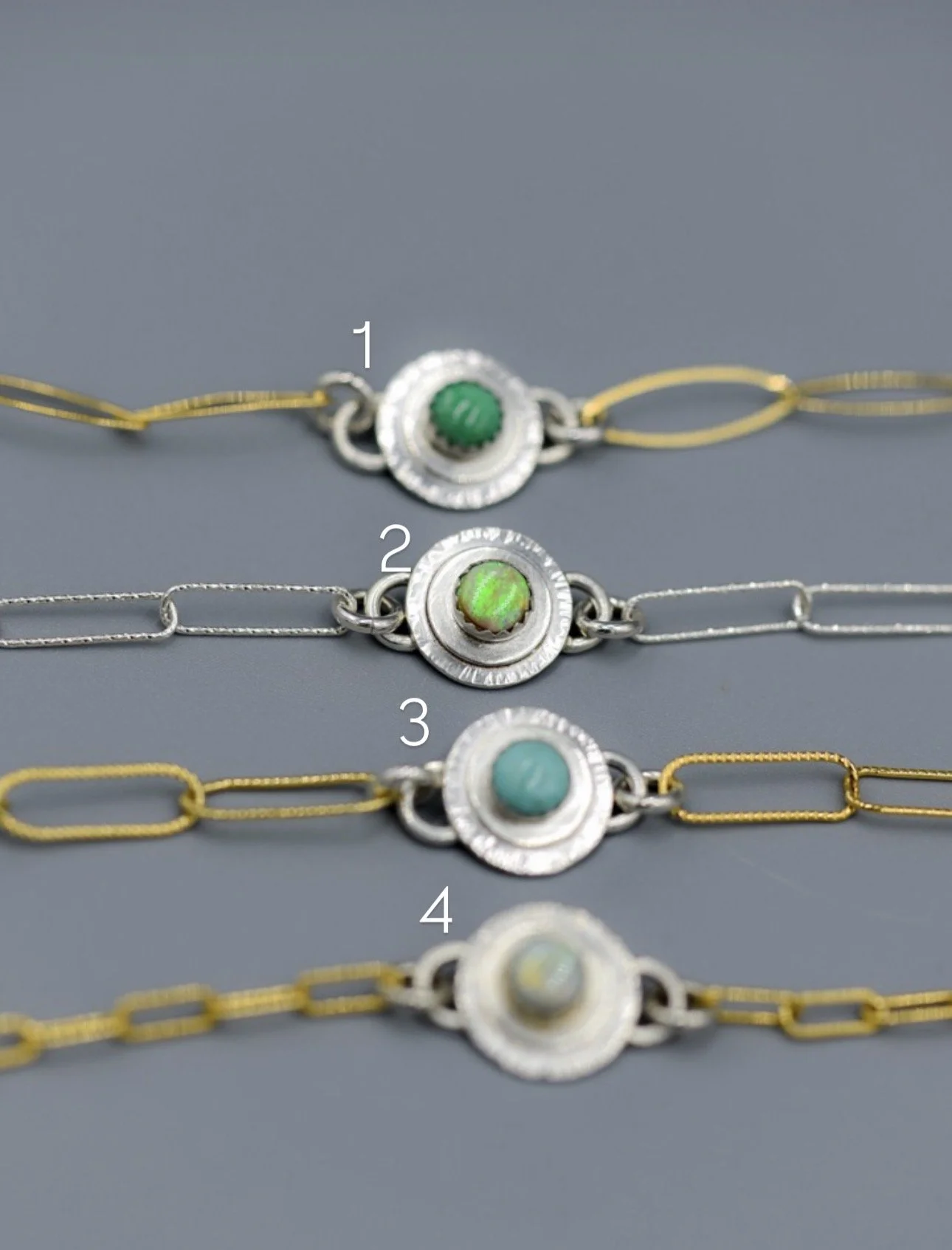 Treasure Bracelets - Opal/Turquoise/Variscite