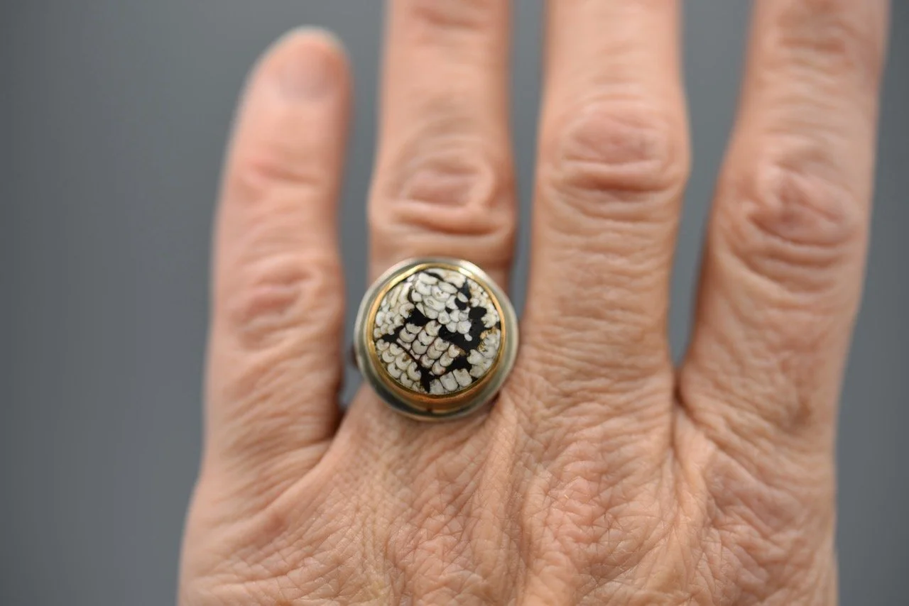 Snake Stone Ring - Size 8.5